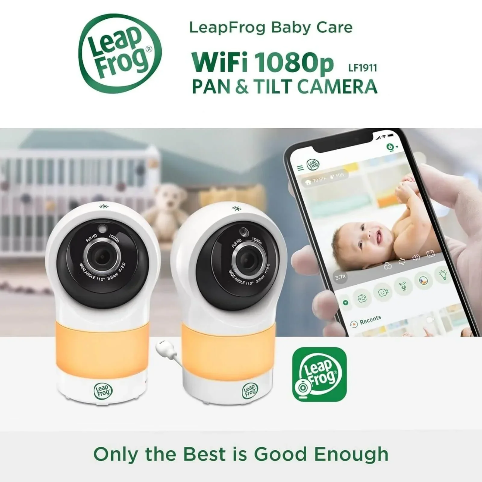 LeapFrog WiFi Standalone Video Baby Monitor - Image 3