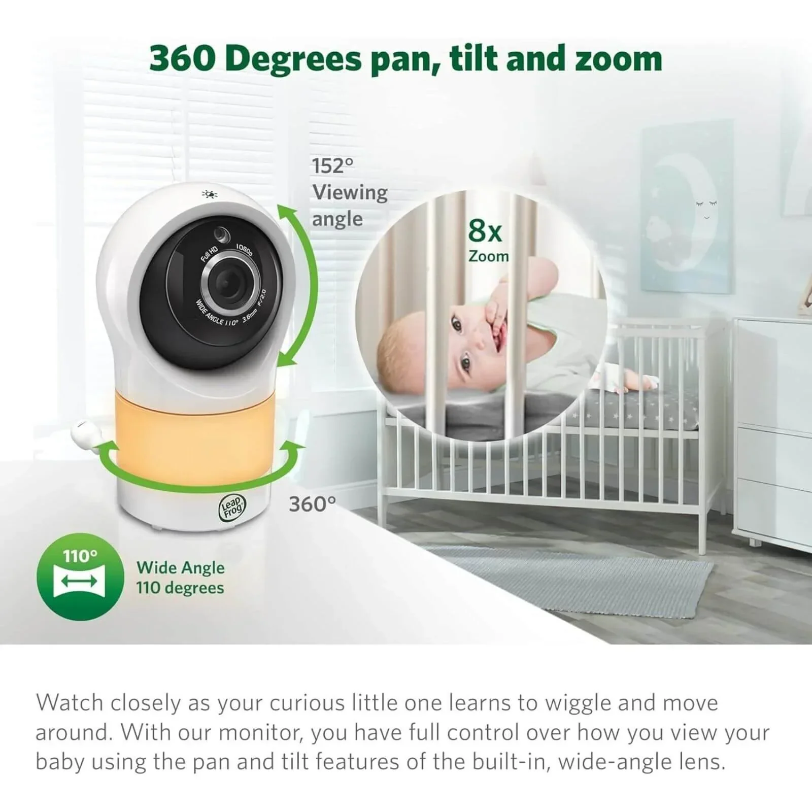LeapFrog WiFi Standalone Video Baby Monitor - Image 6