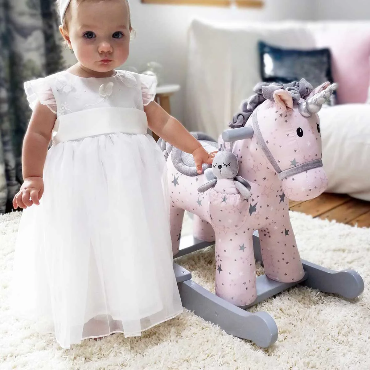 Little Bird Told Me Celeste & Fae Unicorn Rocking Animal - Image 12