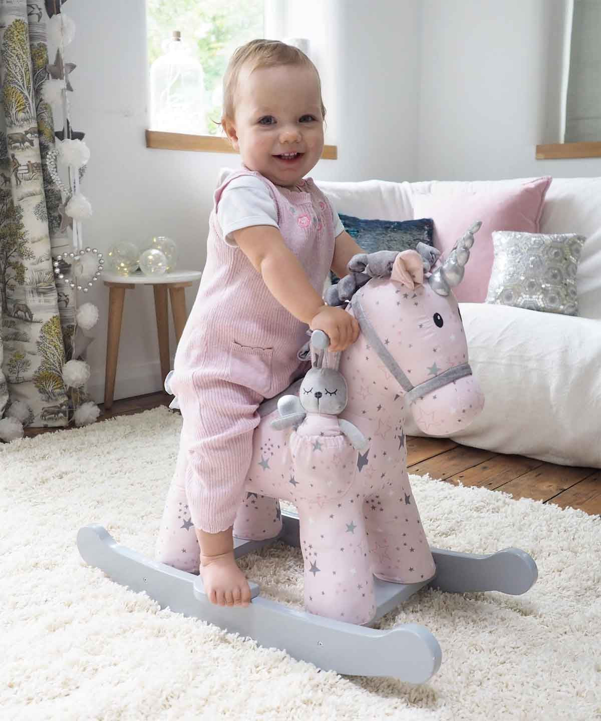 Little Bird Told Me Celeste & Fae Unicorn Rocking Animal - Image 9