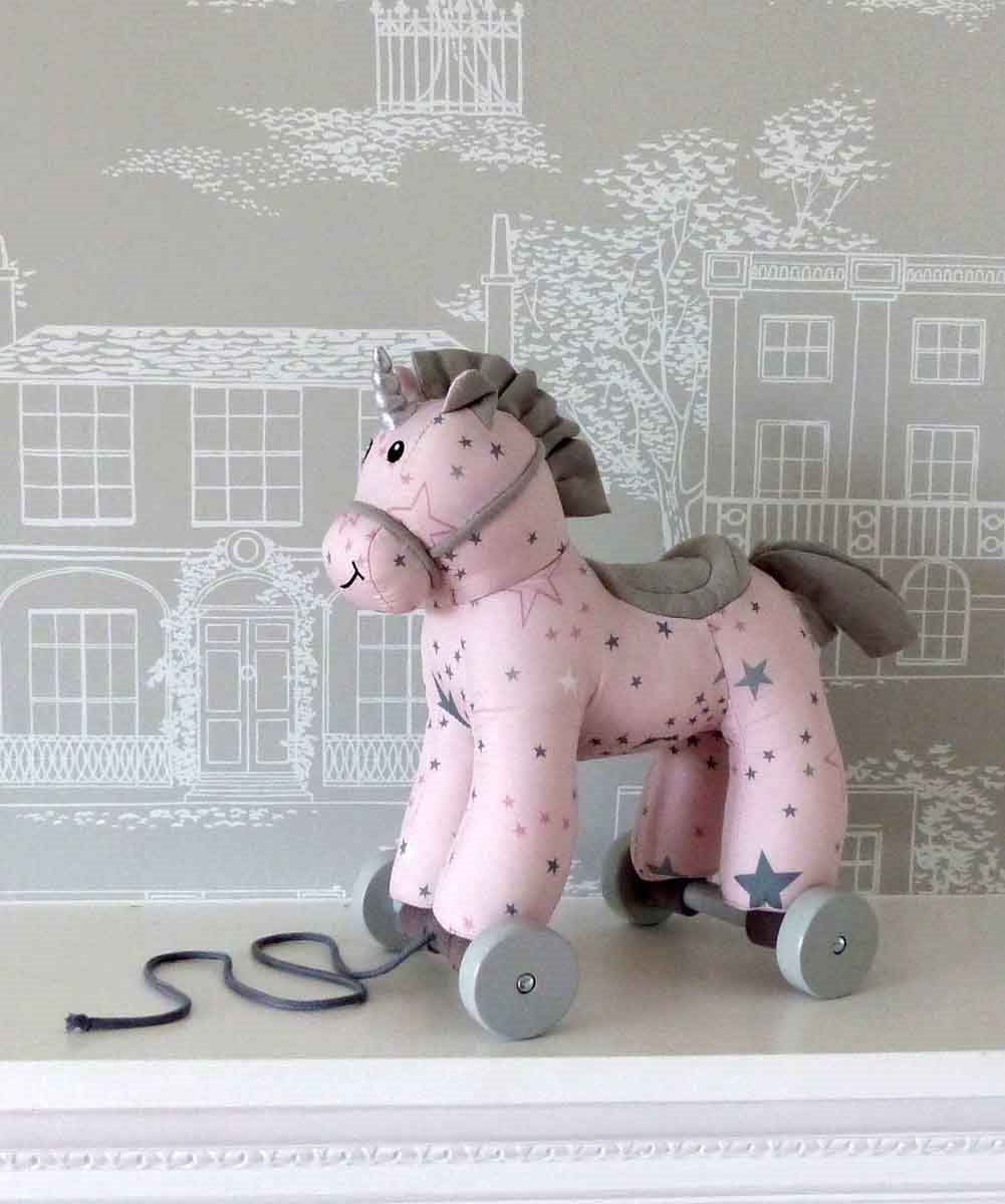 Little Bird Told Me Celeste Unicorn 2-in-1 Pull Along Toy - Image 4