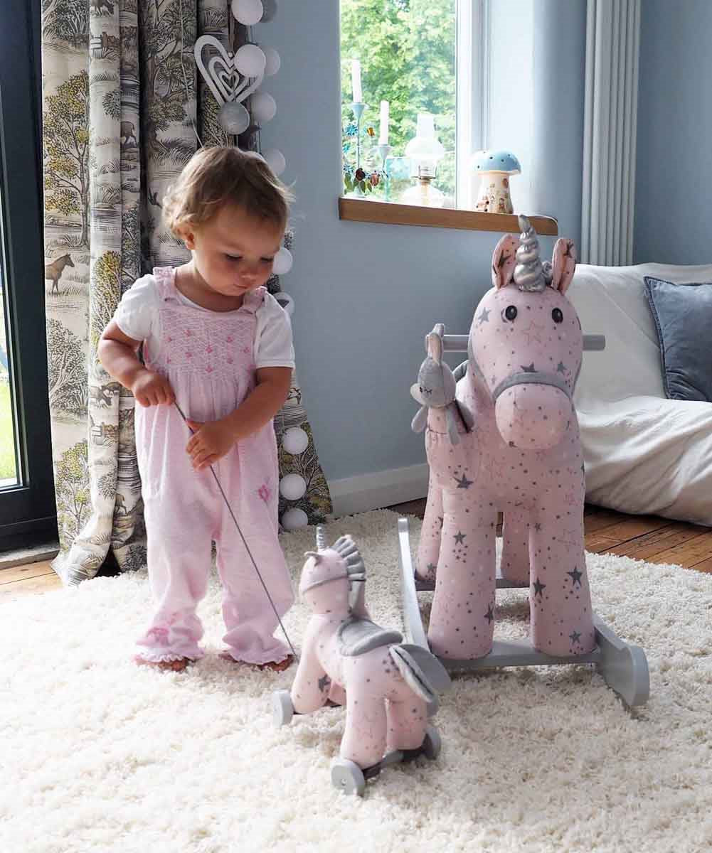 Little Bird Told Me Celeste Unicorn 2-in-1 Pull Along Toy - Image 2