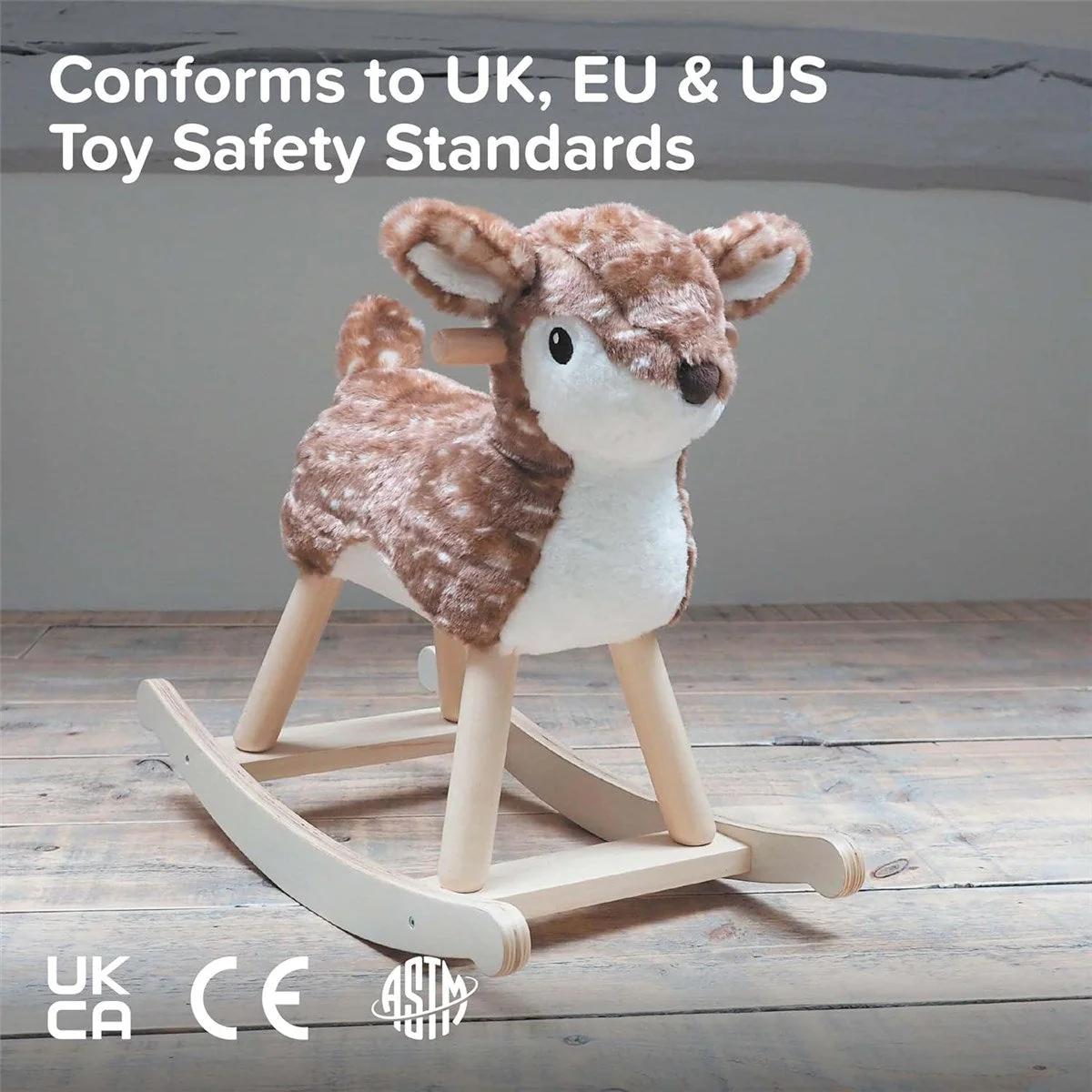 Little Bird Told Me Willow Rocking Deer - Woodland Ride-On Toy for Toddlers (9 Months+) - Image 5