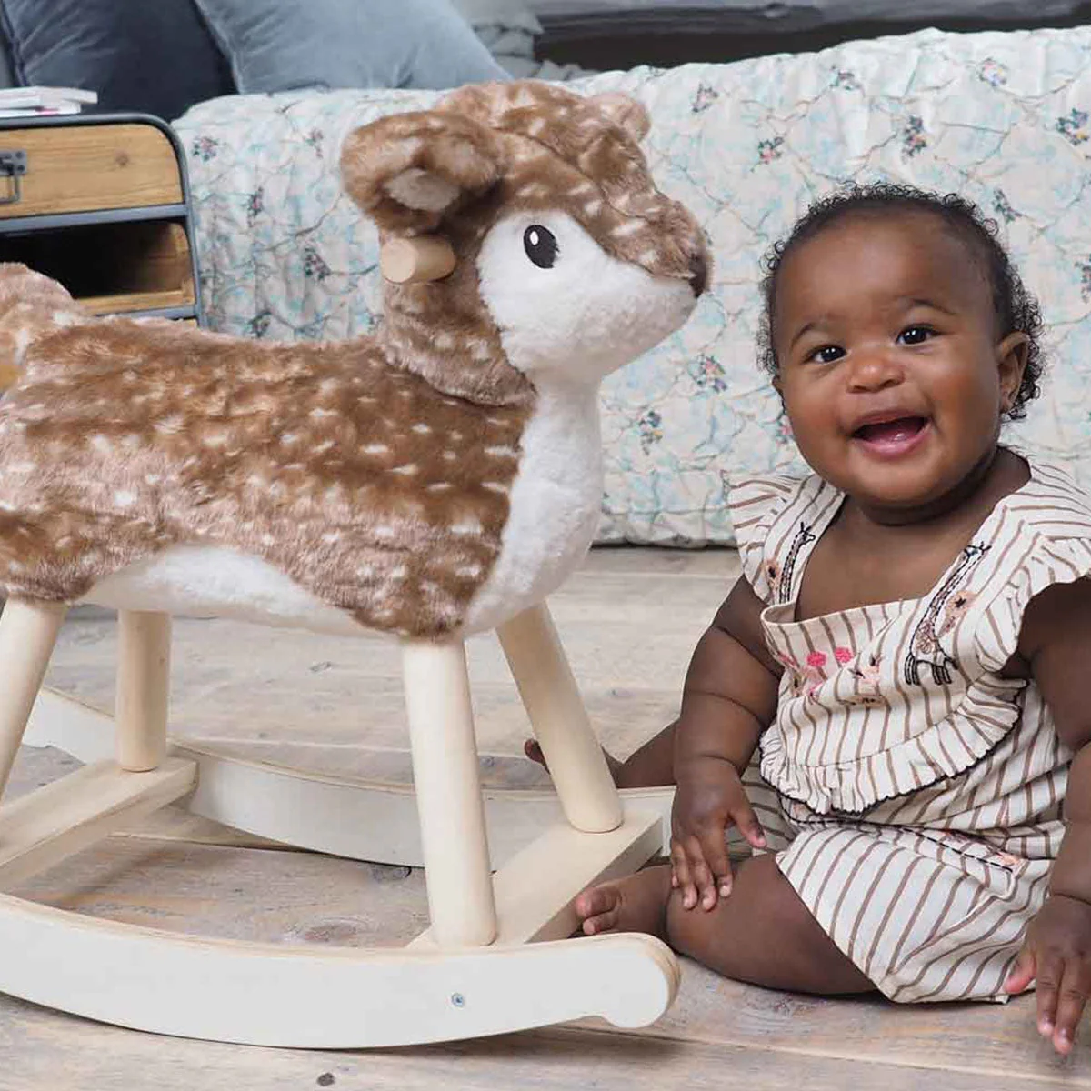 Little Bird Told Me Willow Rocking Deer - Woodland Ride-On Toy for Toddlers (9 Months+) - Image 7