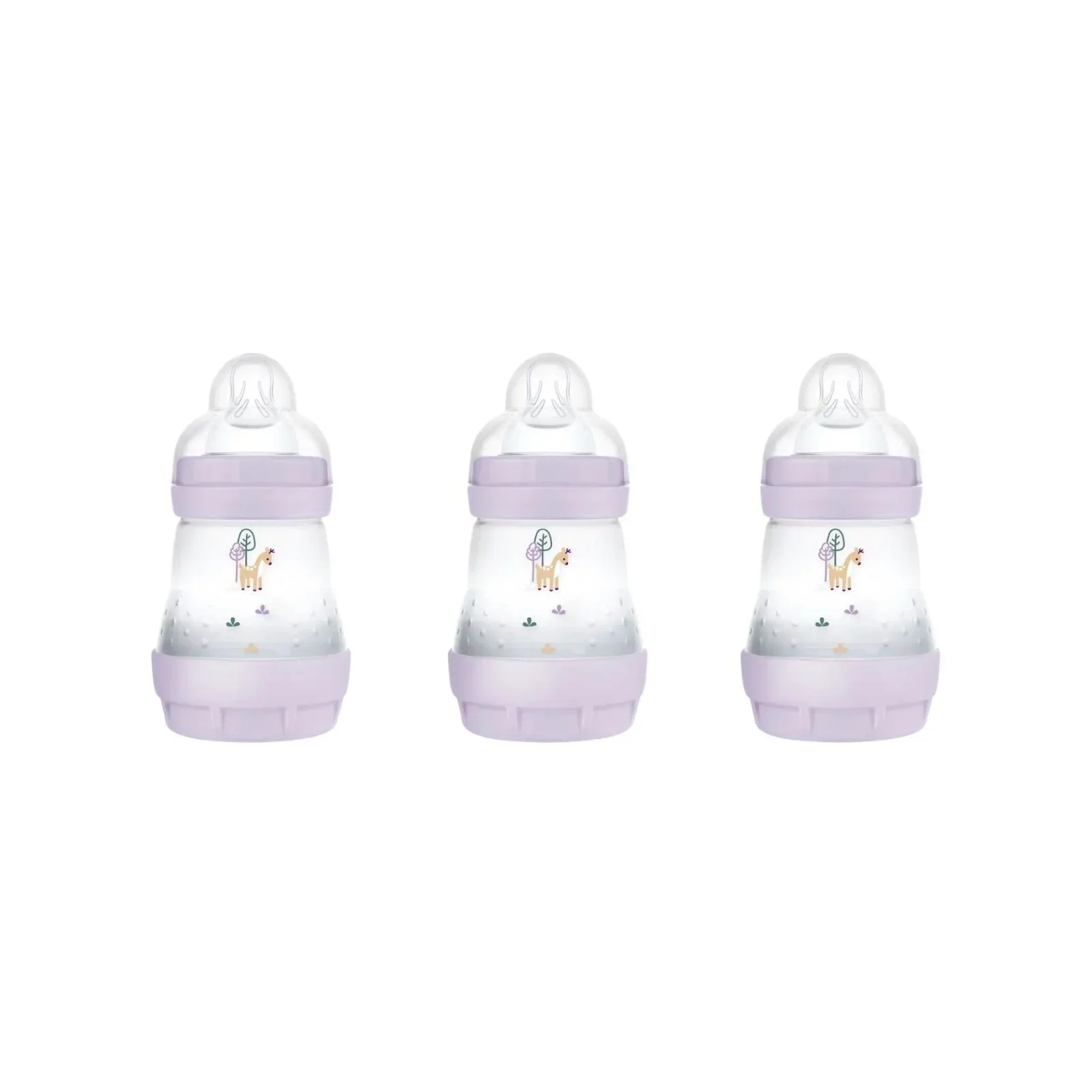 MAM Easy Start Anti-Colic Bottle 160ml Pack of 3 - Lilac