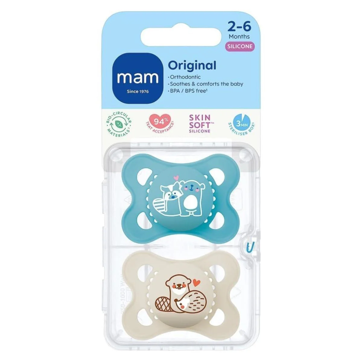 MAM Pure Original 2-6M Soother 2pk - Image 3
