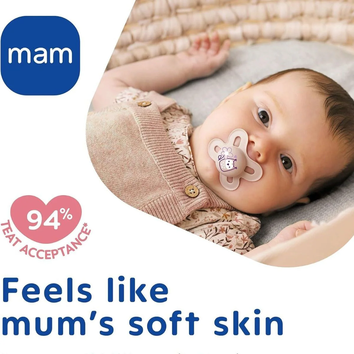 MAM Pure Original 6+M Soother 2pk - Boy - Image 5