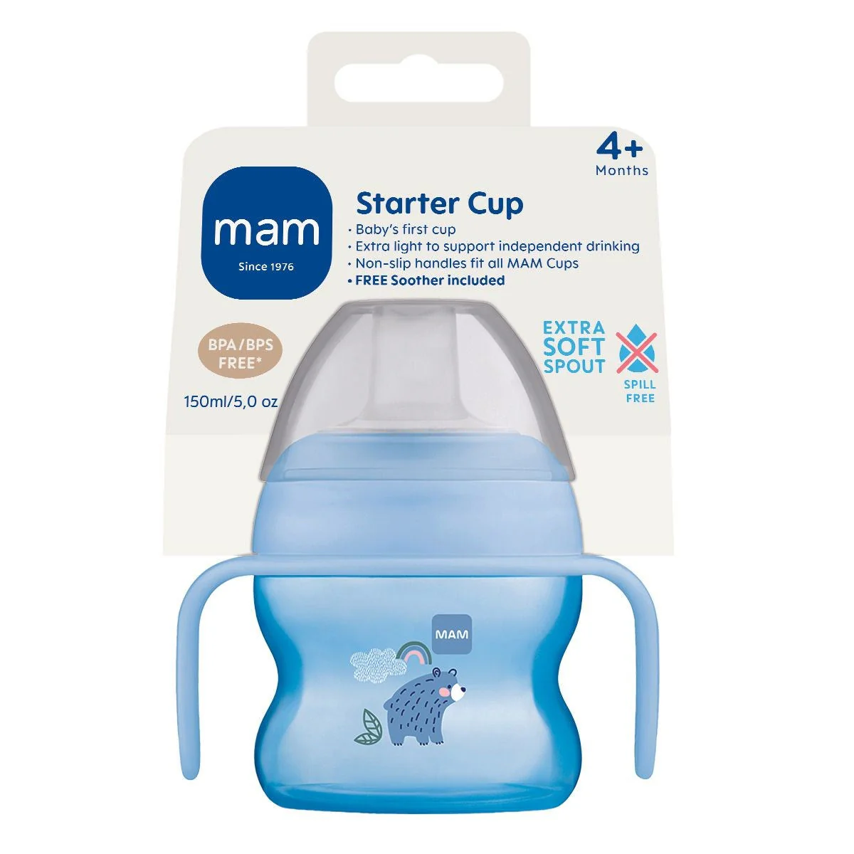 MAM Starter Cup 150ml Plus 0+m Night Soother - Image 7