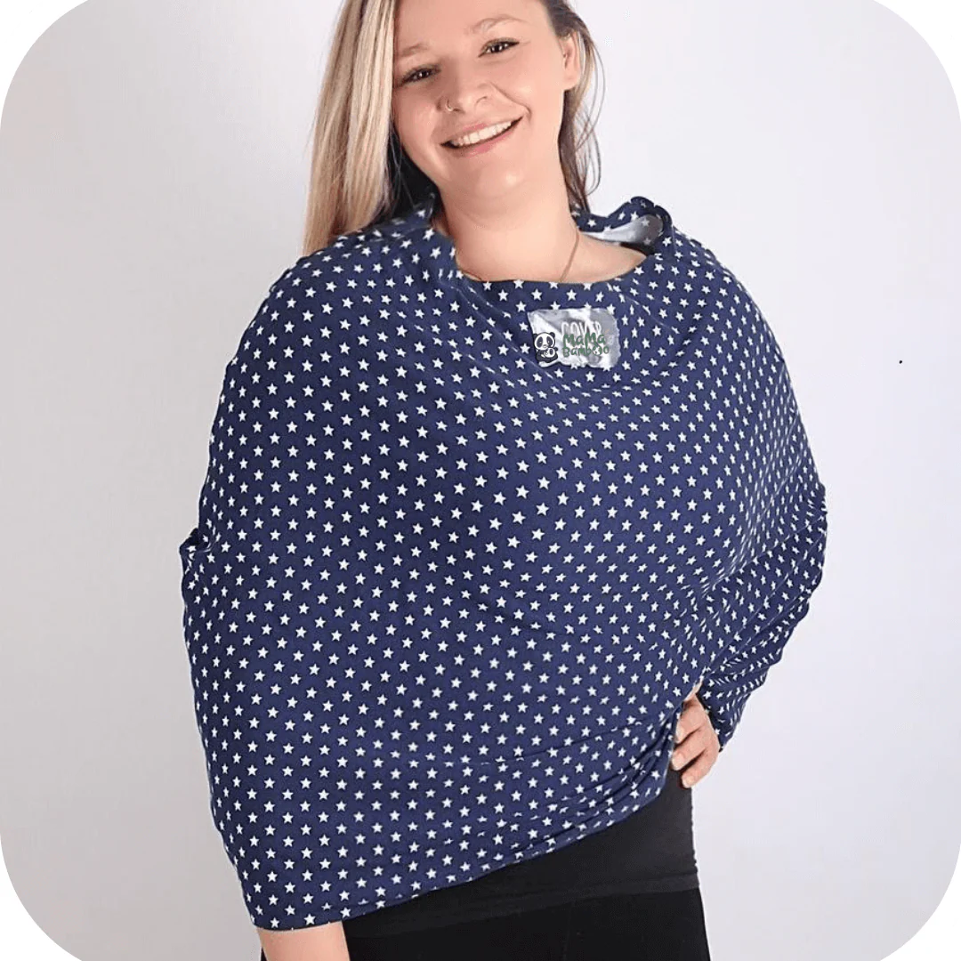 Mama Bamboo Cotton Breastfeeding Cover - Image 2