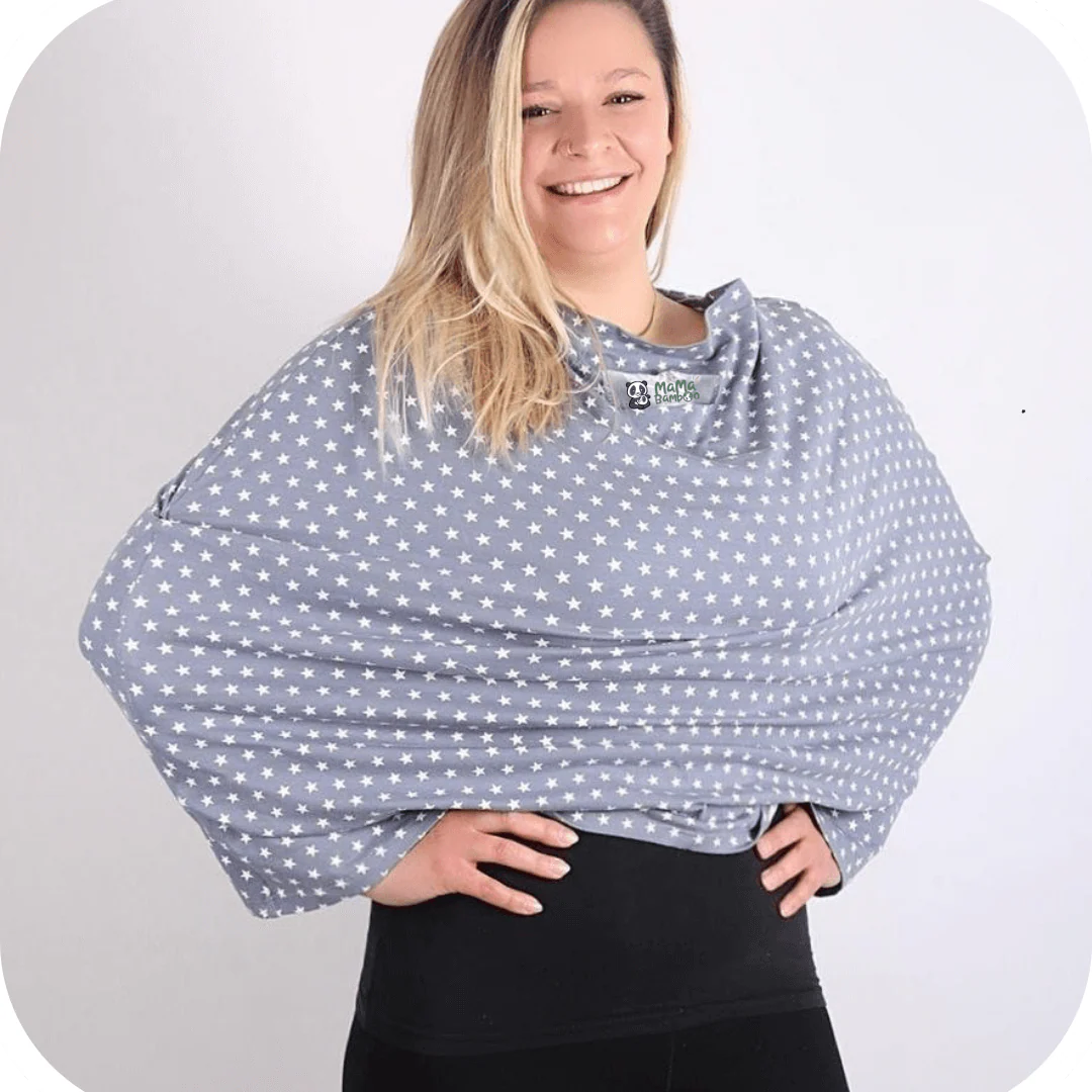 Mama Bamboo Cotton Breastfeeding Cover - Image 4