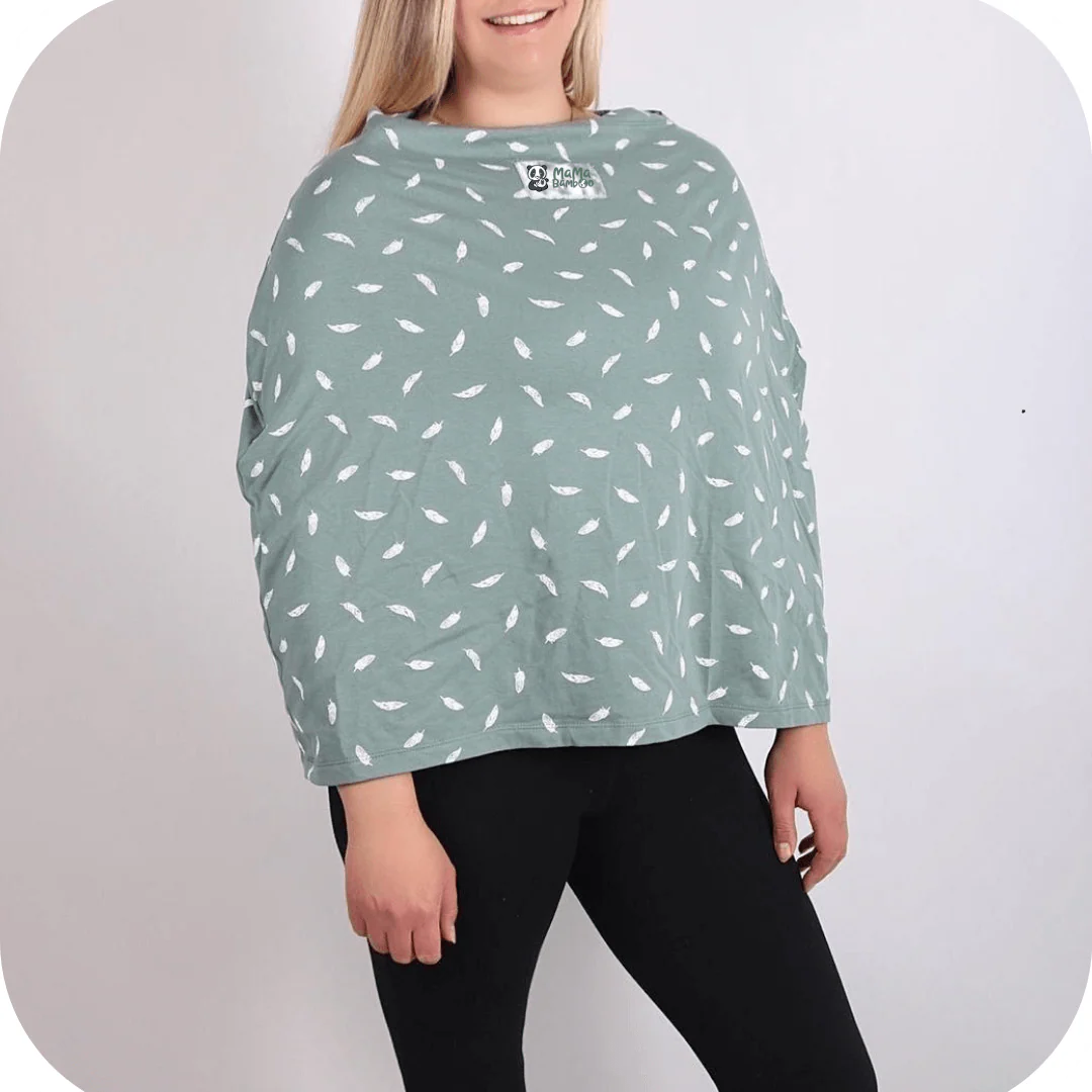 Mama Bamboo Cotton Breastfeeding Cover - Image 5