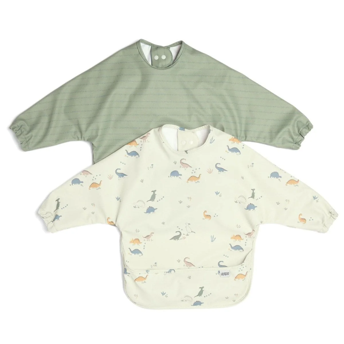Mamas & Papas 2pk Long Sleeve Messy Bib - Image 13