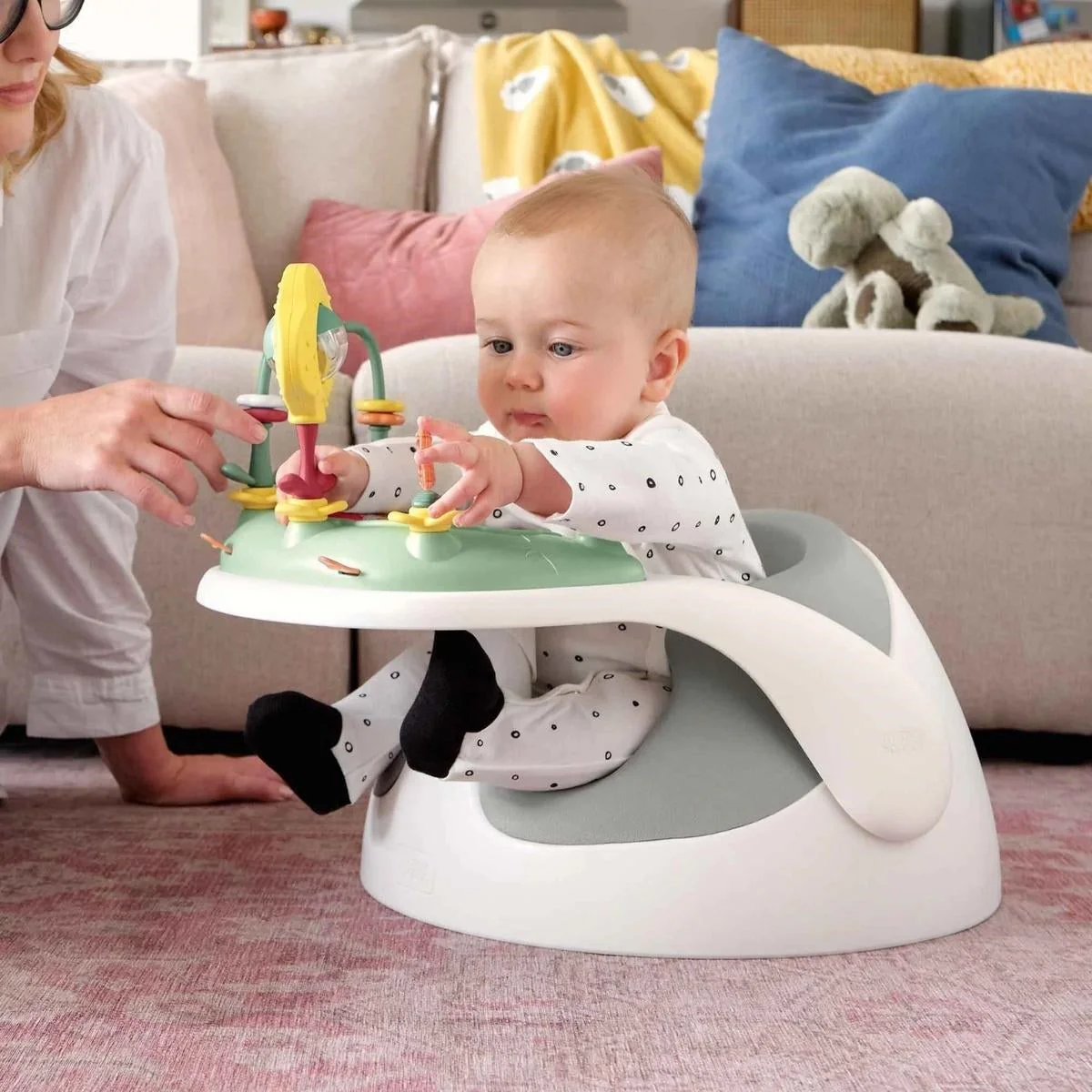 Mamas & Papas Baby Snug Floor Seat with Activity Tray - Image 8