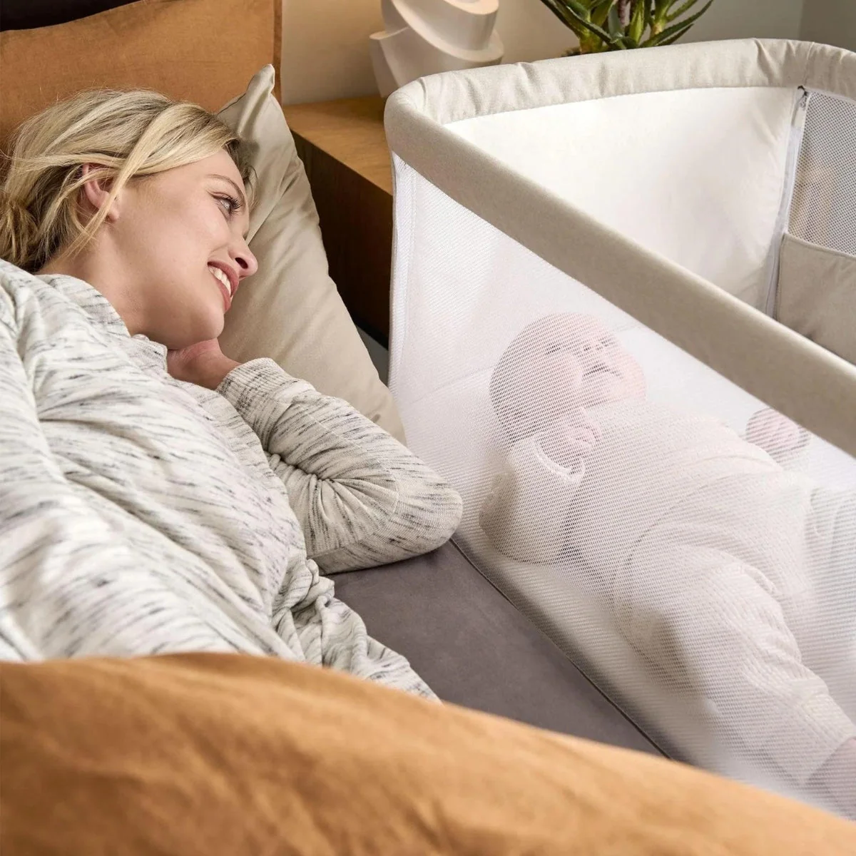 Mamas & Papas Lua Bedside Crib - Image 5