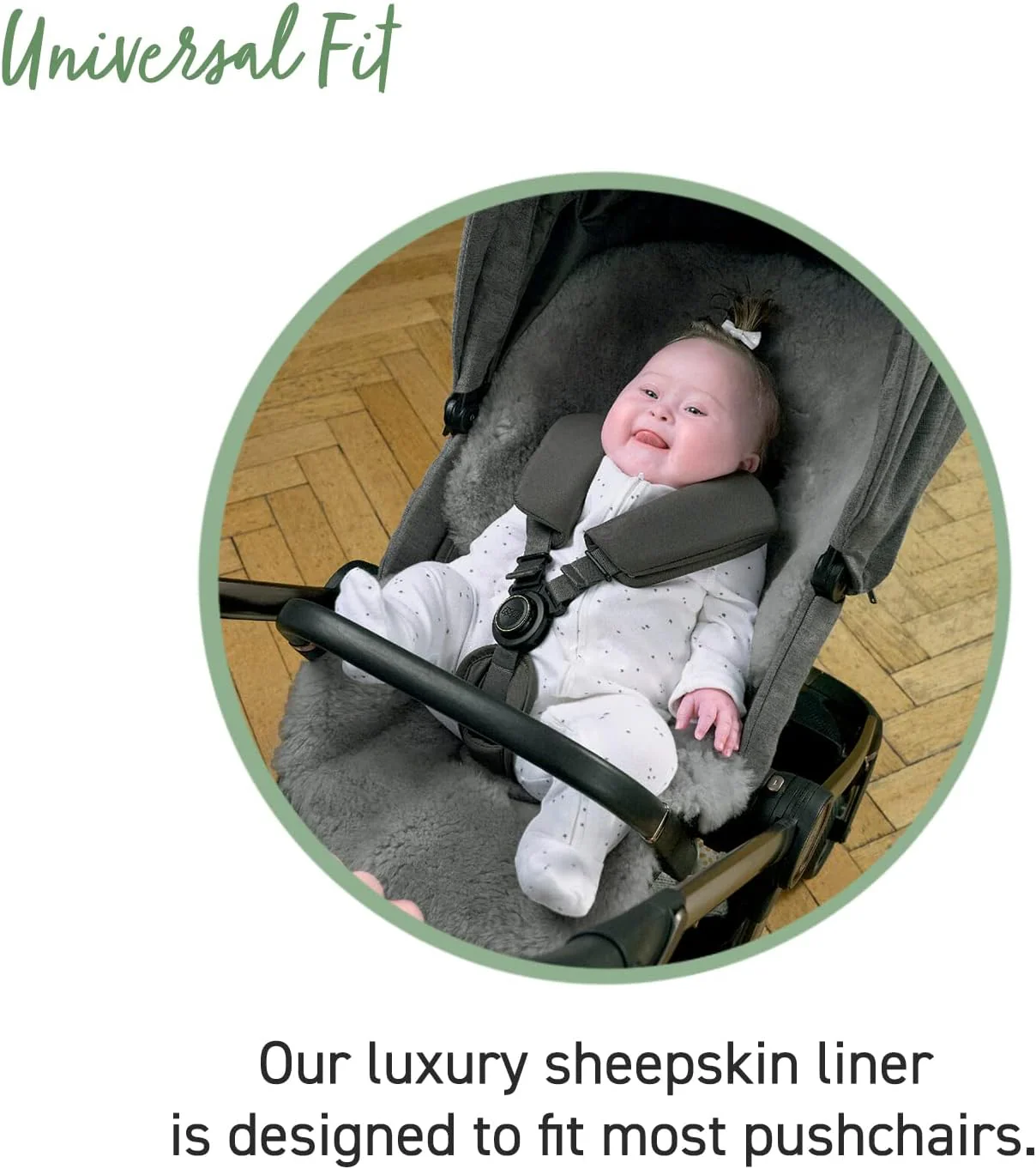 Mamas & Papas Luxury Sheepskin Pushchair Liner - Image 7