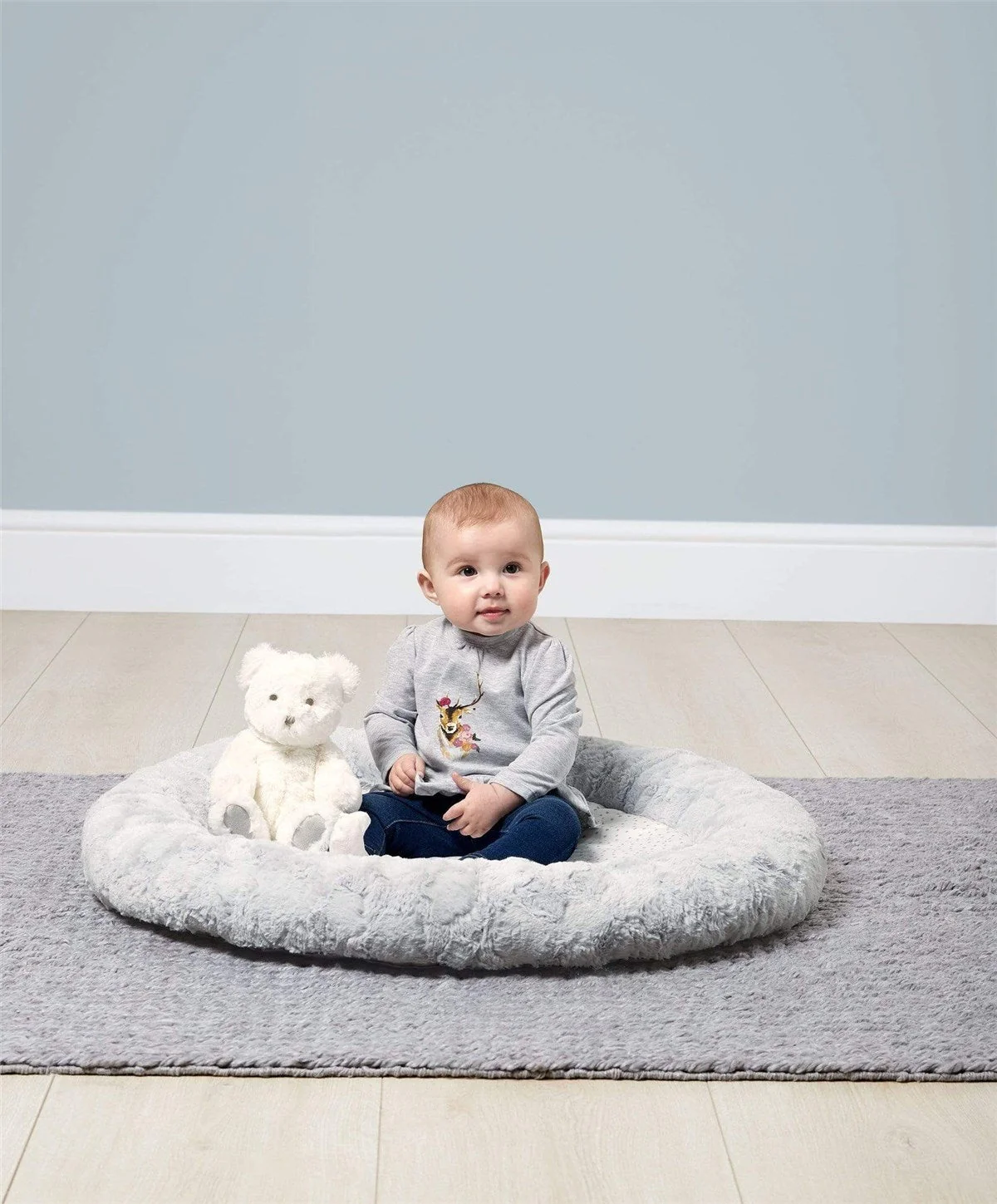 Mamas & Papas My First Playmat & Gym with Soft Teddy Bear - Image 13