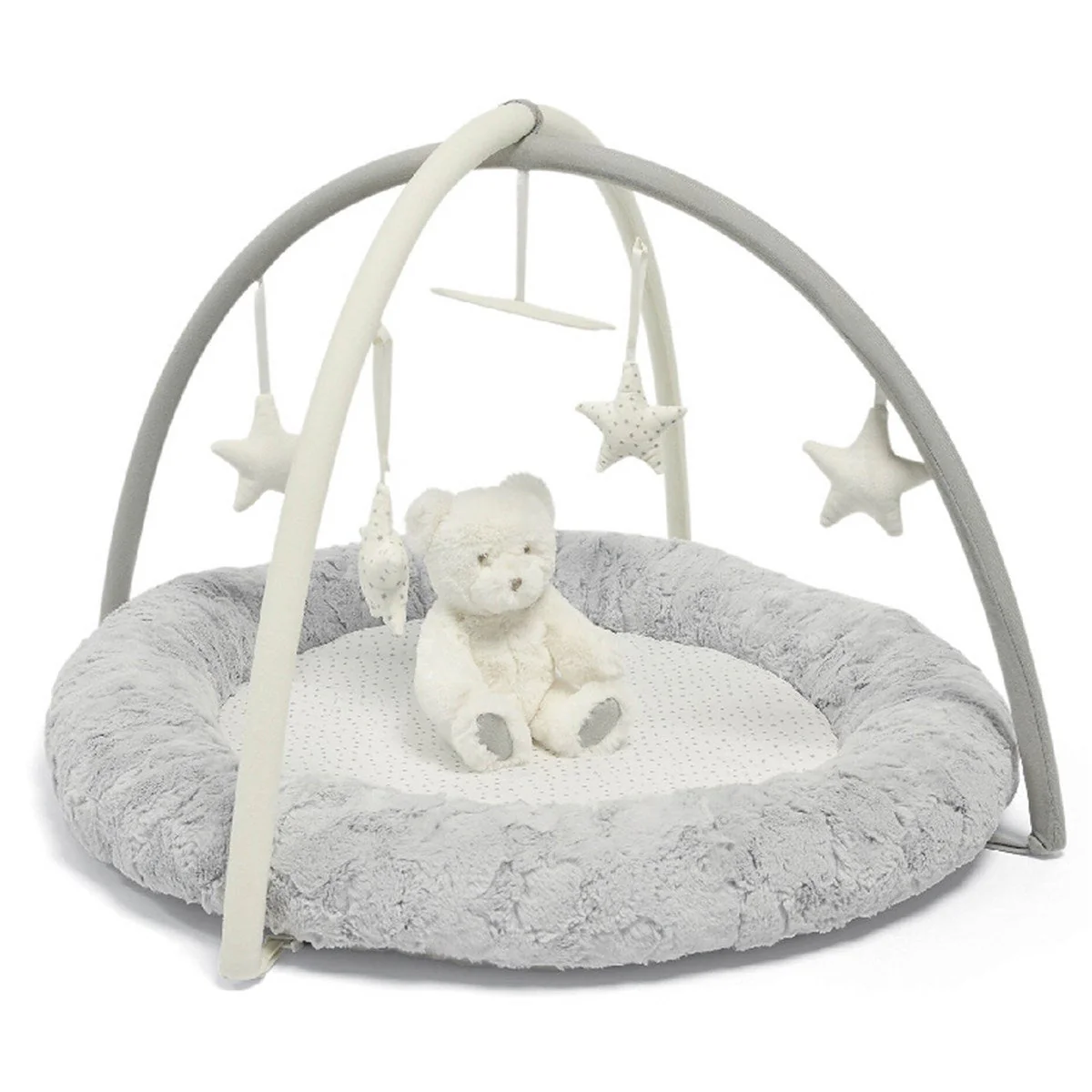 Mamas & Papas My First Playmat & Gym with Soft Teddy Bear - Image 2