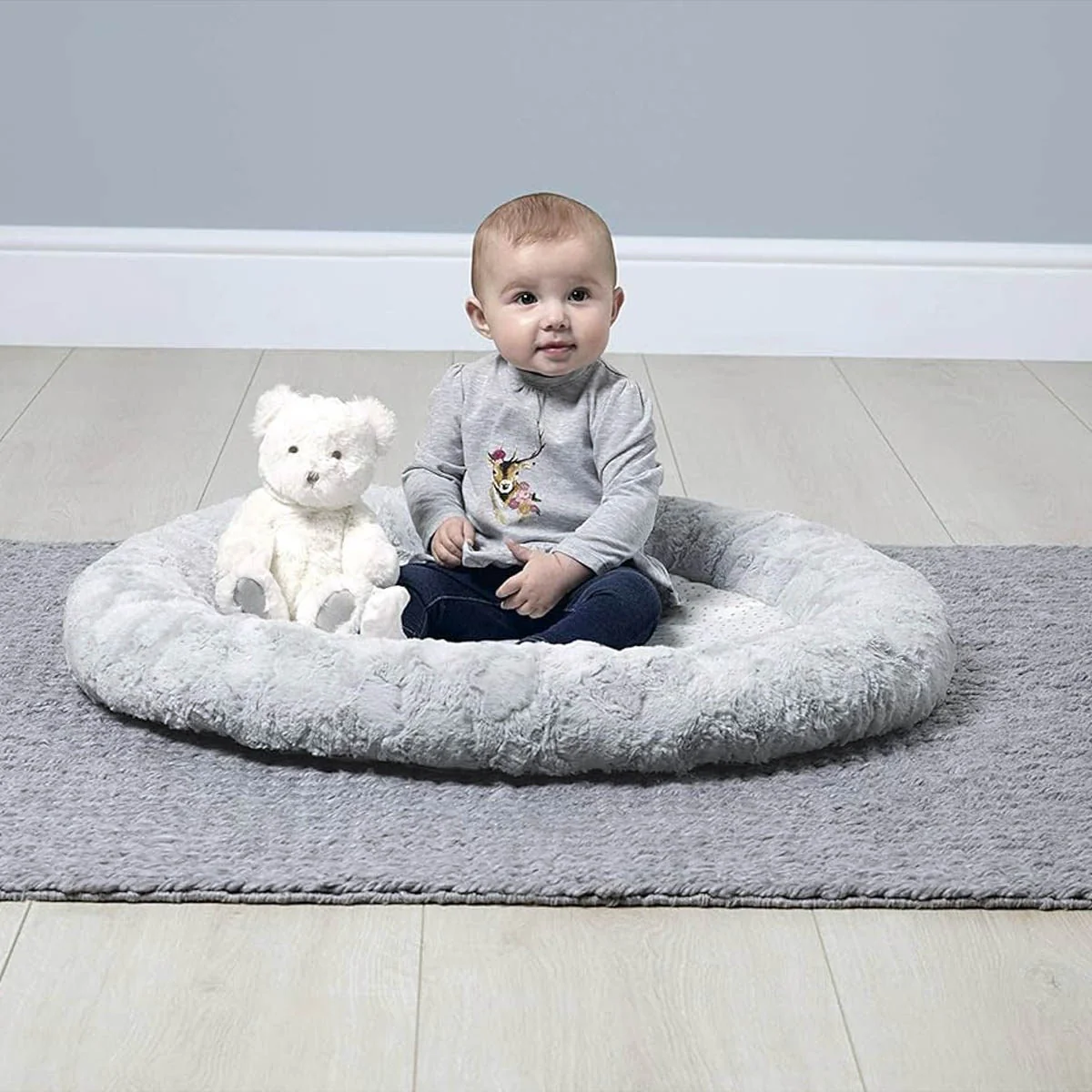 Mamas & Papas My First Playmat & Gym with Soft Teddy Bear - Image 22