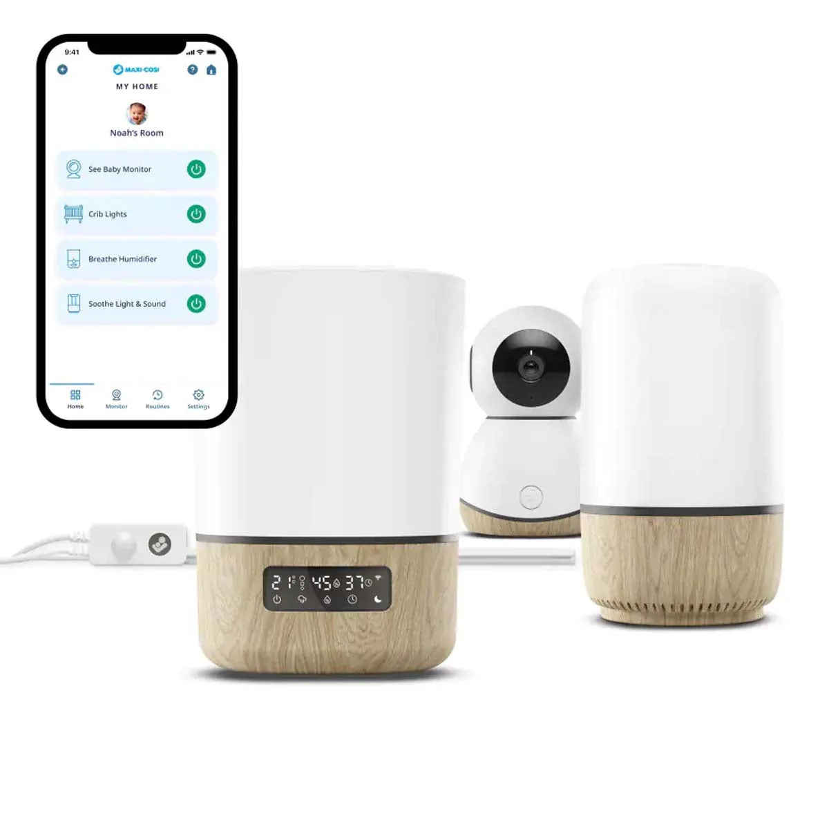 Maxi-Cosi Breathe Smart Humidifier with App Control & Essential Oil Diffuser - Image 10