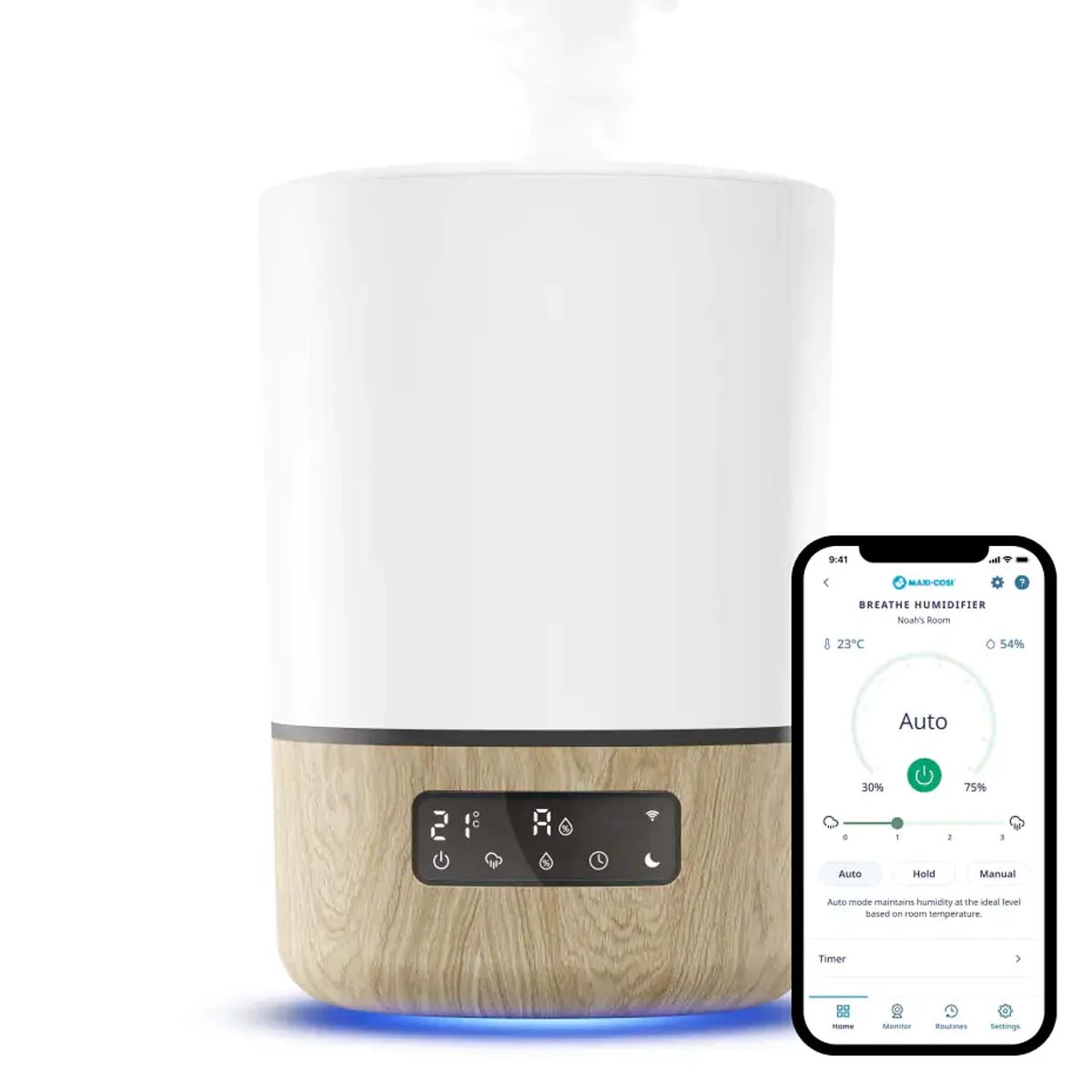 Maxi-Cosi Breathe Smart Humidifier with App Control & Essential Oil Diffuser - Image 11
