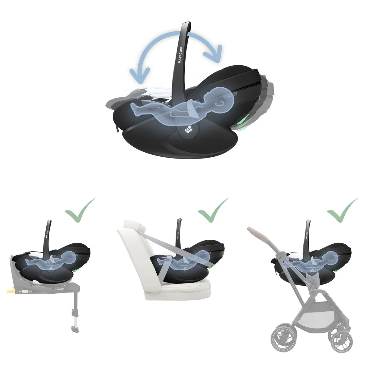 Maxi-Cosi Pebble 360 Pro2 Car Seat - Image 2