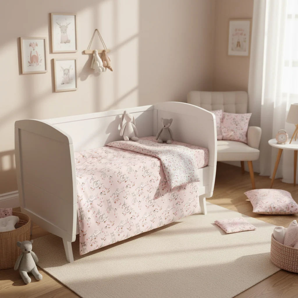 Meadowlands Organic Cotton Junior All-in-One 4.0 Tog Quilt Bedding Set - Image 2
