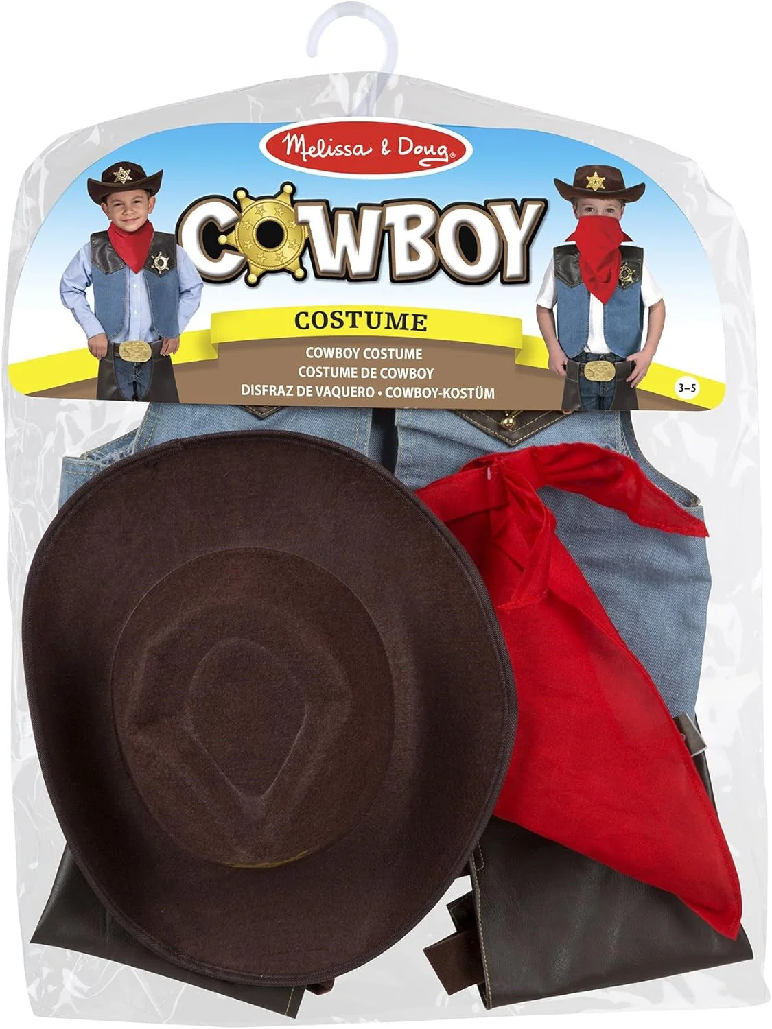Melissa & Doug Cowboy Role Play Costume Set - Image 7
