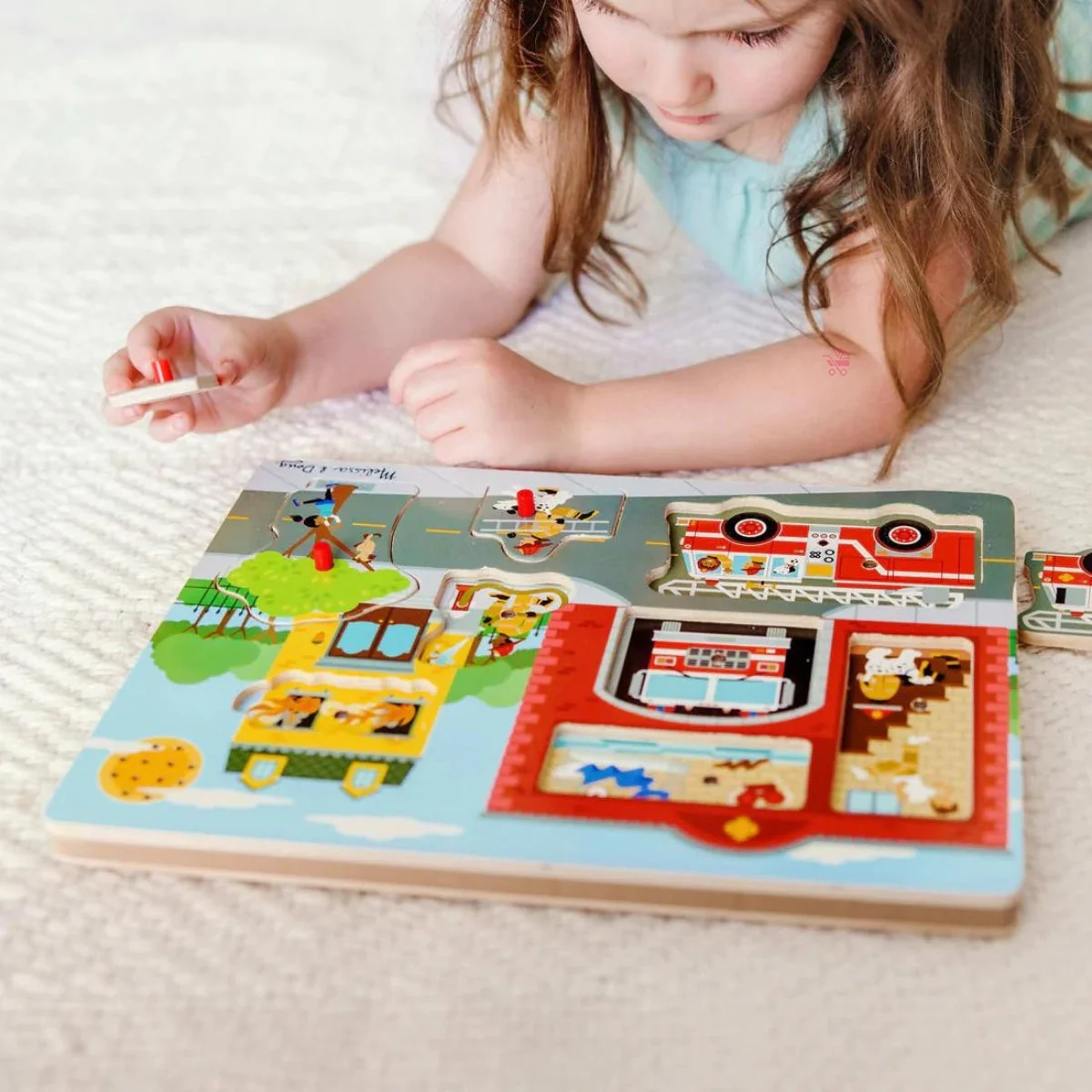 Melissa & Doug Fire Engine Sound Puzzle - Image 3