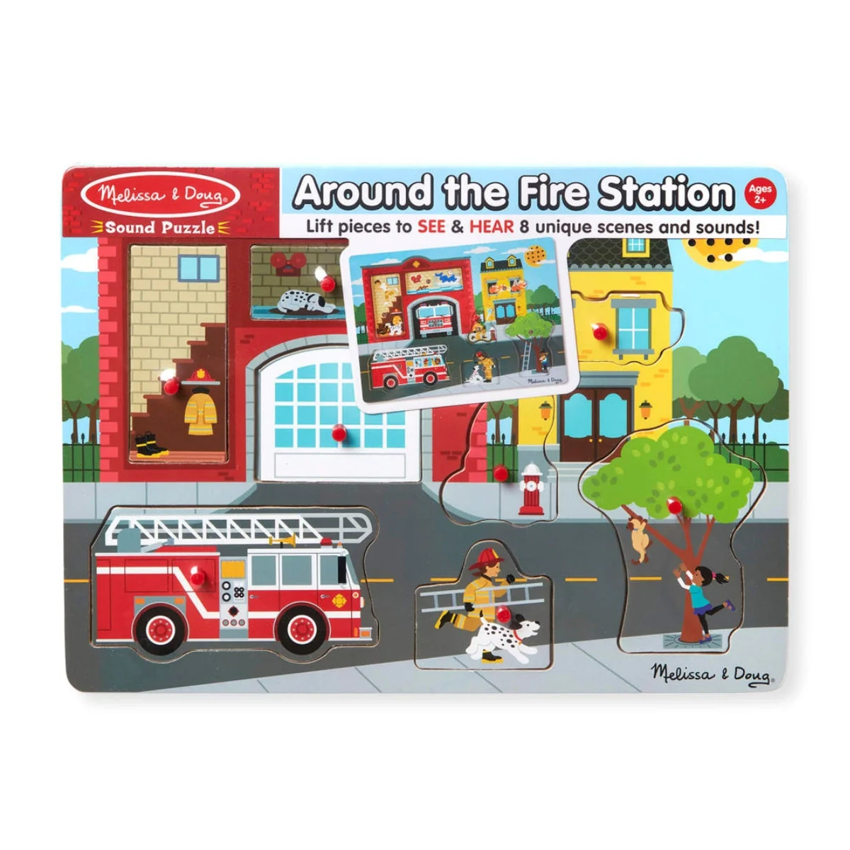 Melissa & Doug Fire Engine Sound Puzzle - Image 5