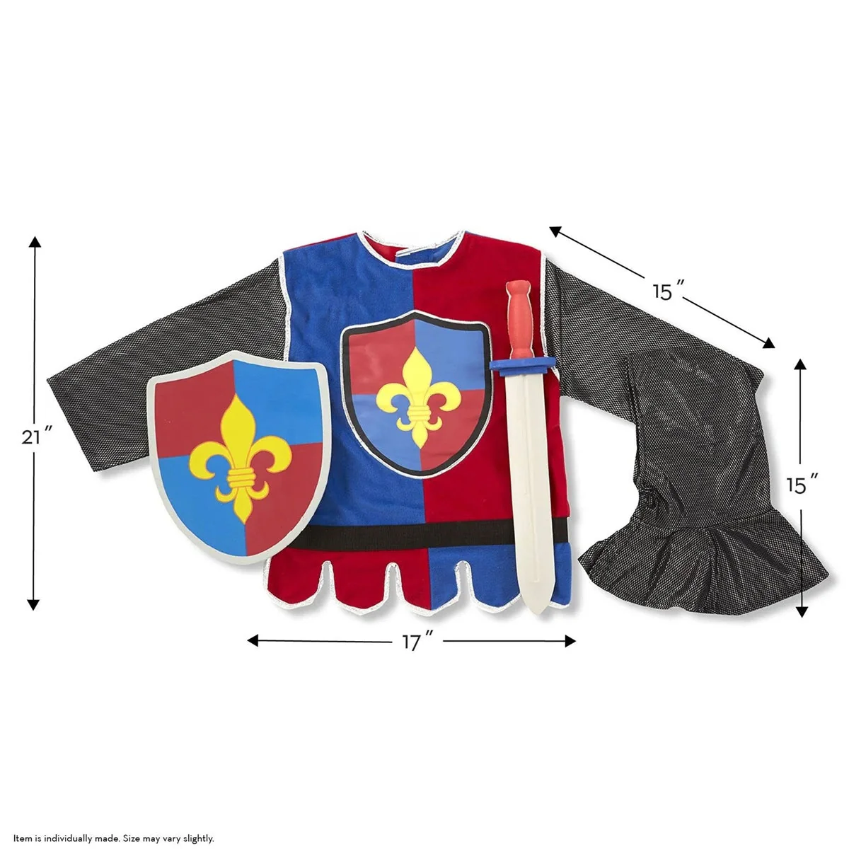 Melissa & Doug Knight Role Play Costume Set - Image 4