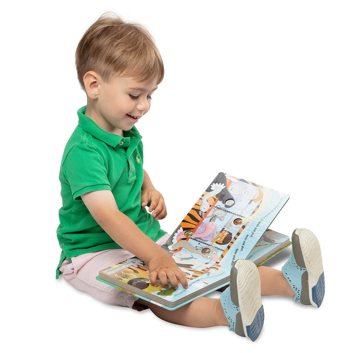Melissa & Doug Poke-A-Dot Interactive Book, The Wheels on the Bus Wild Safari - Image 7