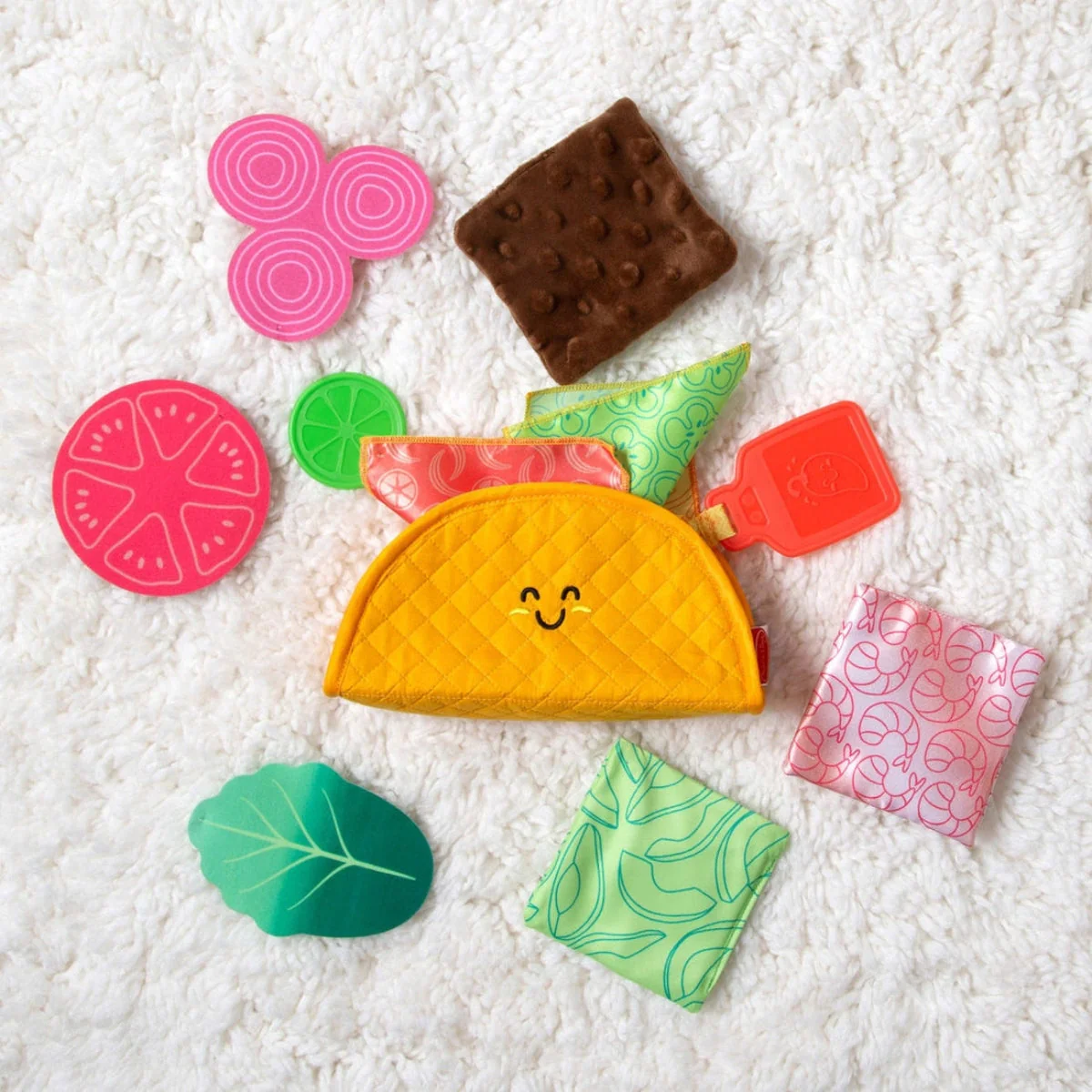 Melissa & Doug Touch & Feel Taco Soft Toy, 6 months+ - Image 4