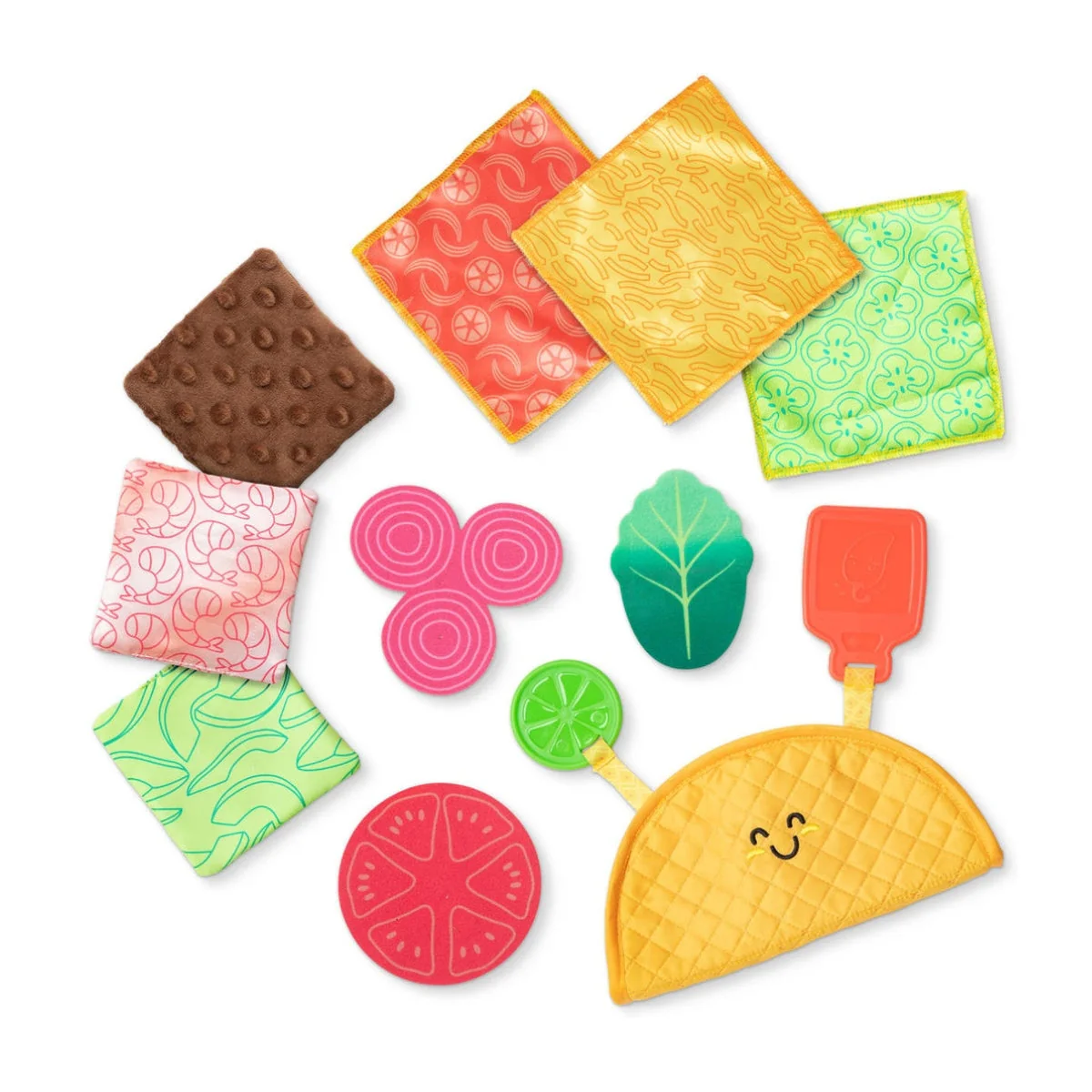 Melissa & Doug Touch & Feel Taco Soft Toy, 6 months+ - Image 7