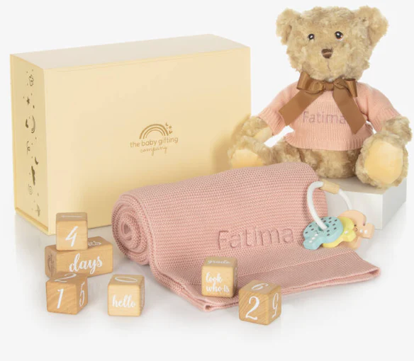 Milestone Snuggles Personalised Baby Gift Set - Image 2