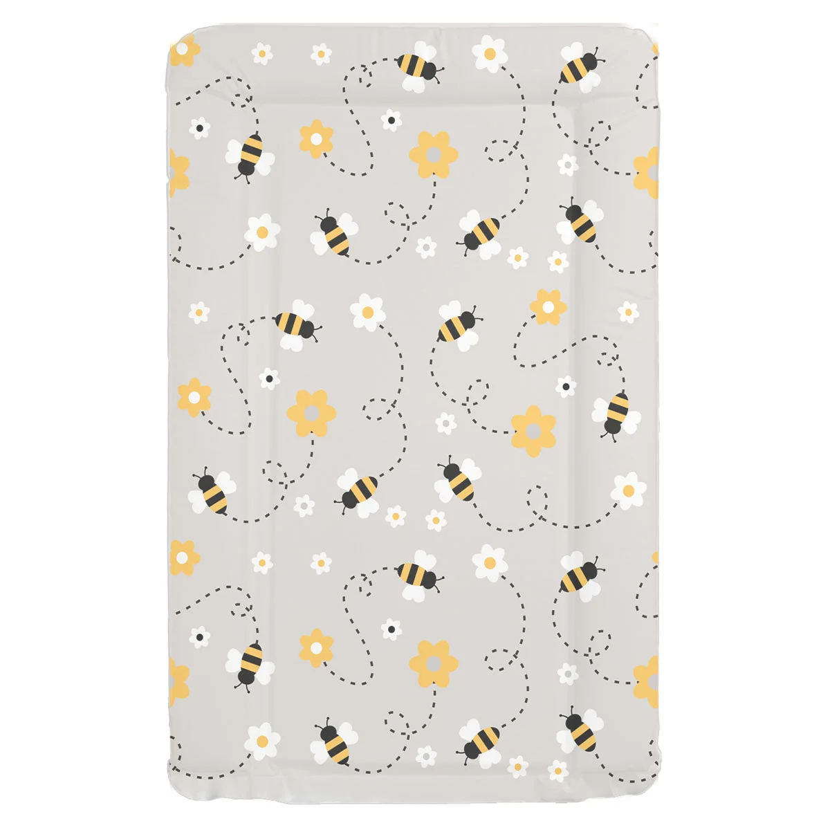 Mollydoo Baby Grey Bee Changing Mat