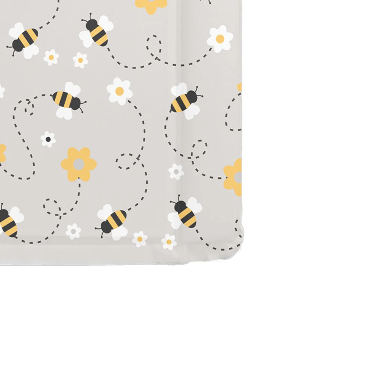 Mollydoo Baby Grey Bee Changing Mat - Image 3