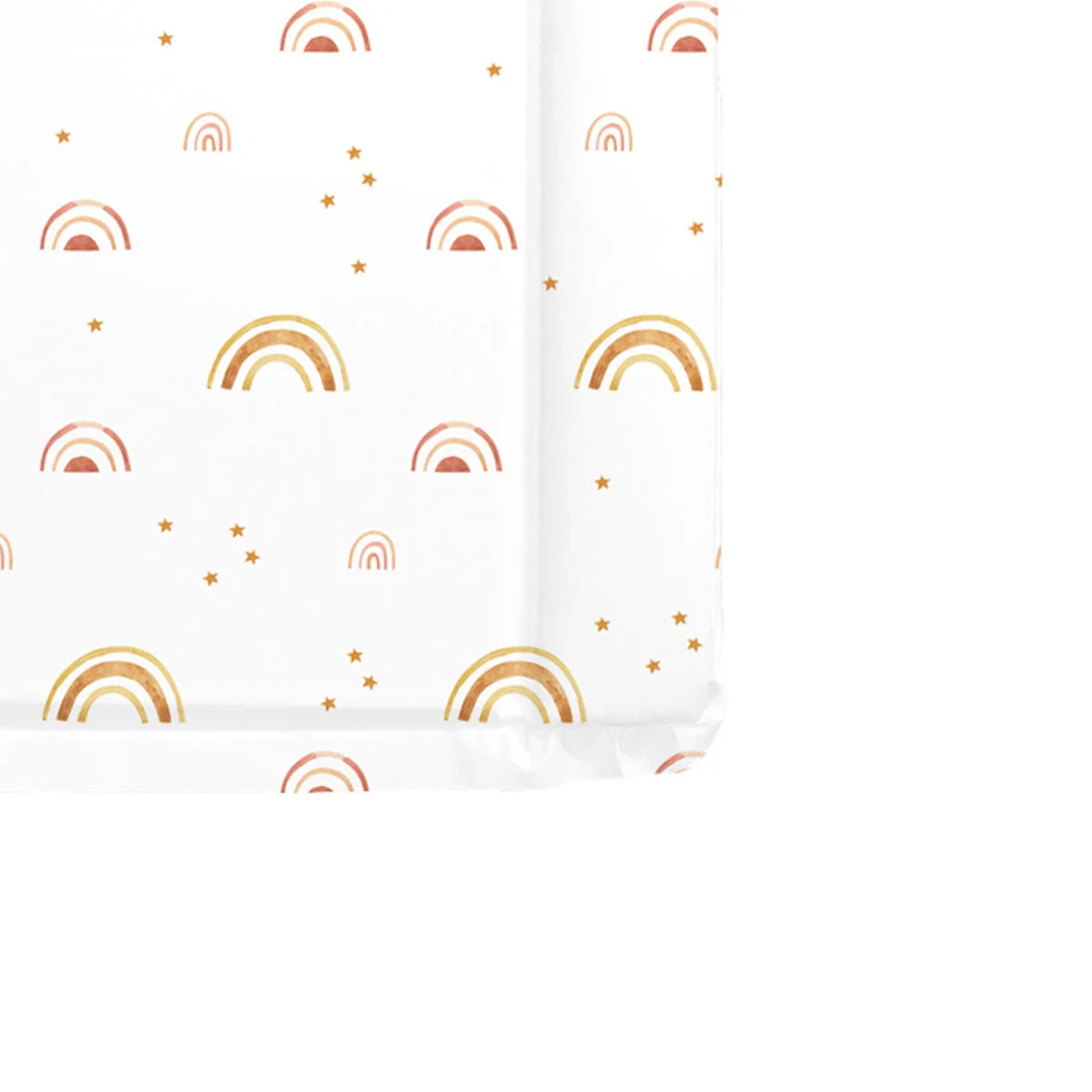 Mollydoo Baby Watercolour Rainbows Changing Mat - Image 2