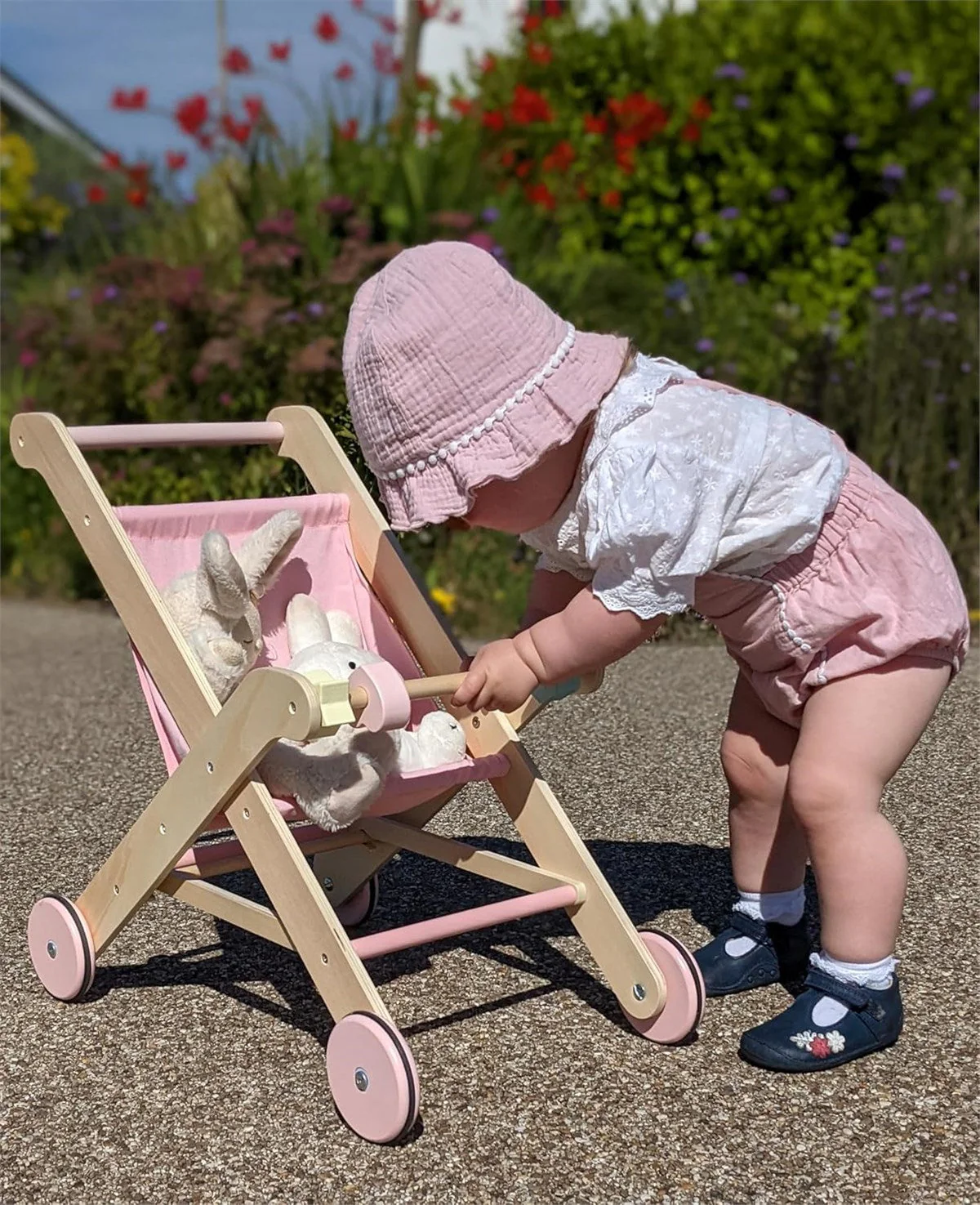 Moover Essential Dolls Stroller Pink - Image 2