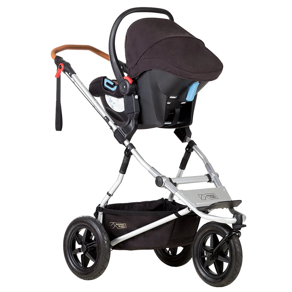 Mountain Buggy Universal Car Seat Adapter for Urban Jungle™ and Terrain™ to suit Protect™, Alpha™ and other Maxi Cosi style connections - Image 2