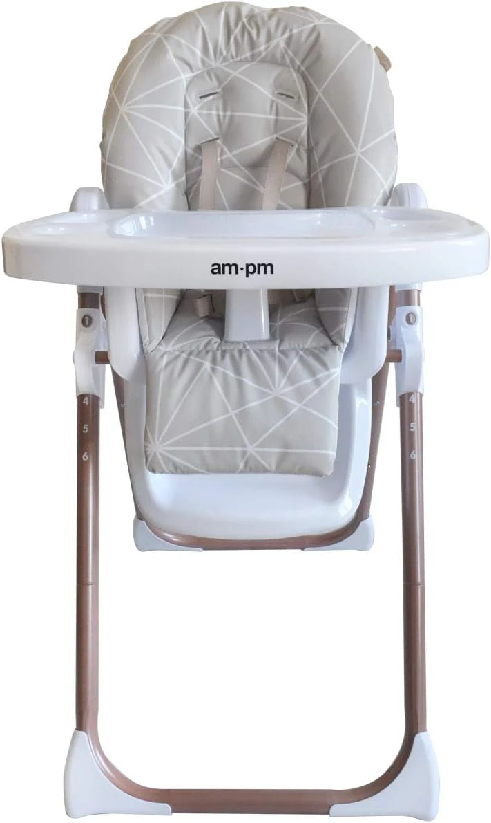 My Babiie Christina Milian AMPM Geometric Mocha Premium Highchair - Image 5