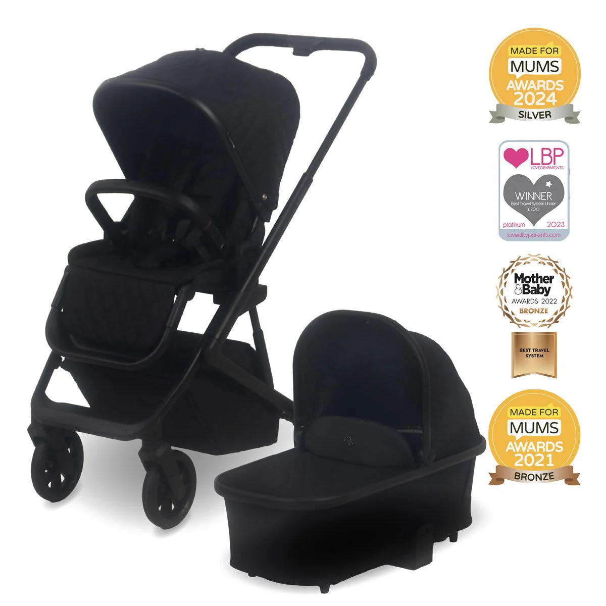My Babiie MB500 2-in-1 Pushchair & Carrycot - Image 3