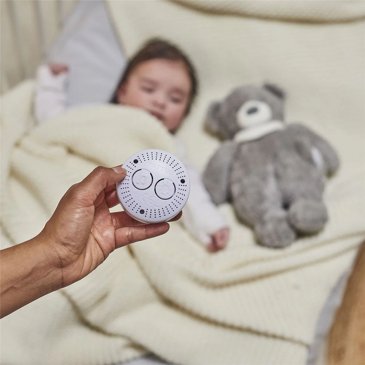 Nattou Sleepy Bear Cuddly Nightlight - Image 9