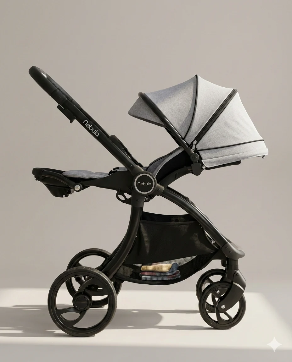 Nebula Pushchair Bundle - 5 Piece Set - Cool Grey - Image 8