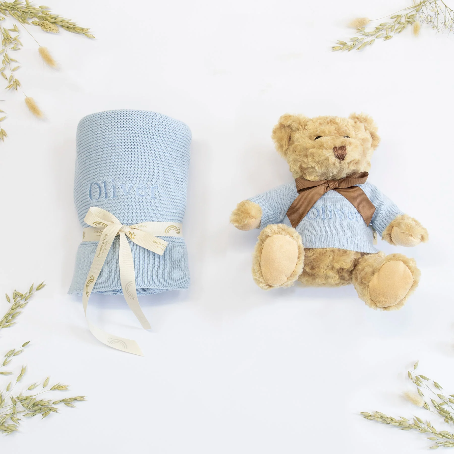 NEW BABY BLANKET AND TEDDY - Image 4