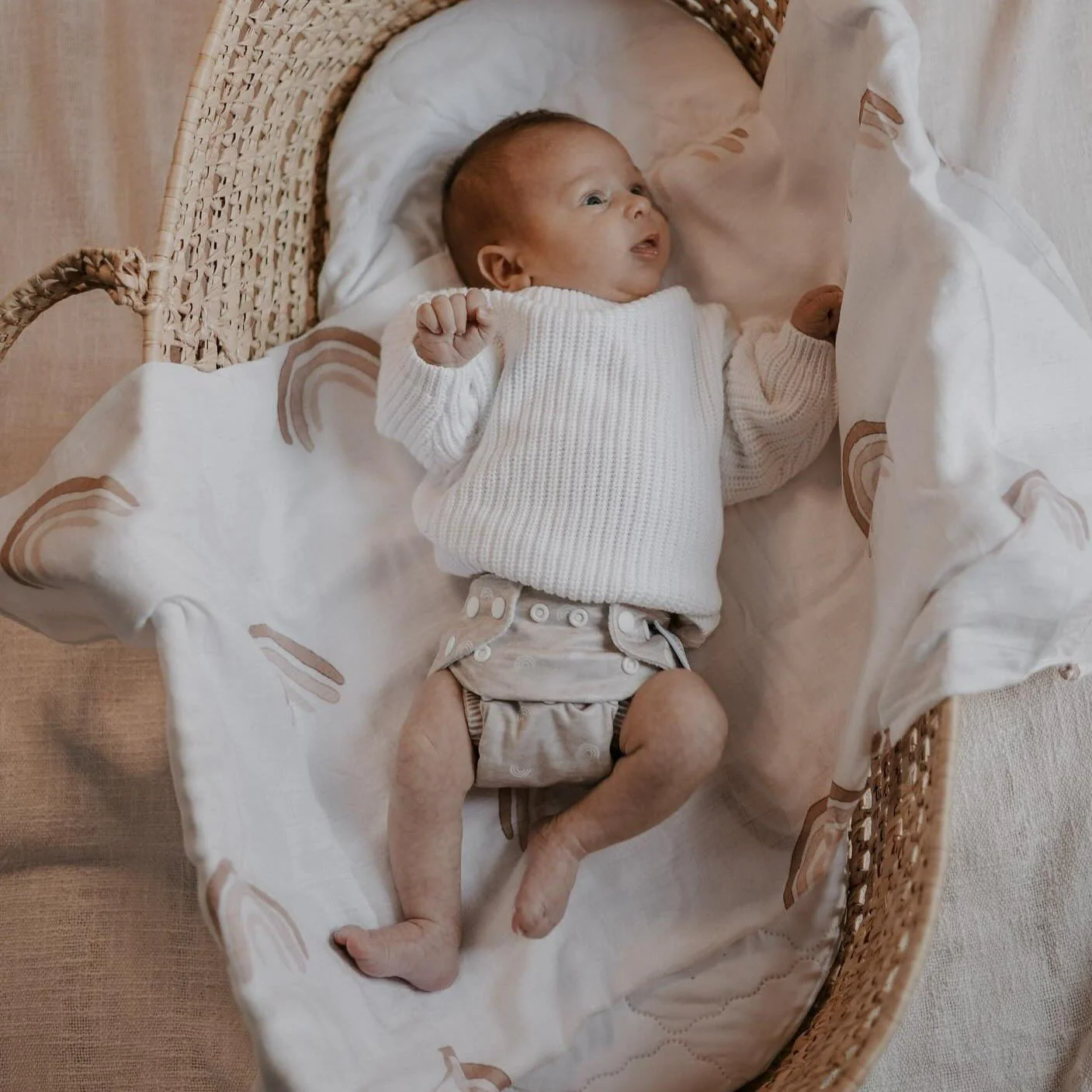 Newborn Reusable Cloth Nappy - Bloom - Image 3