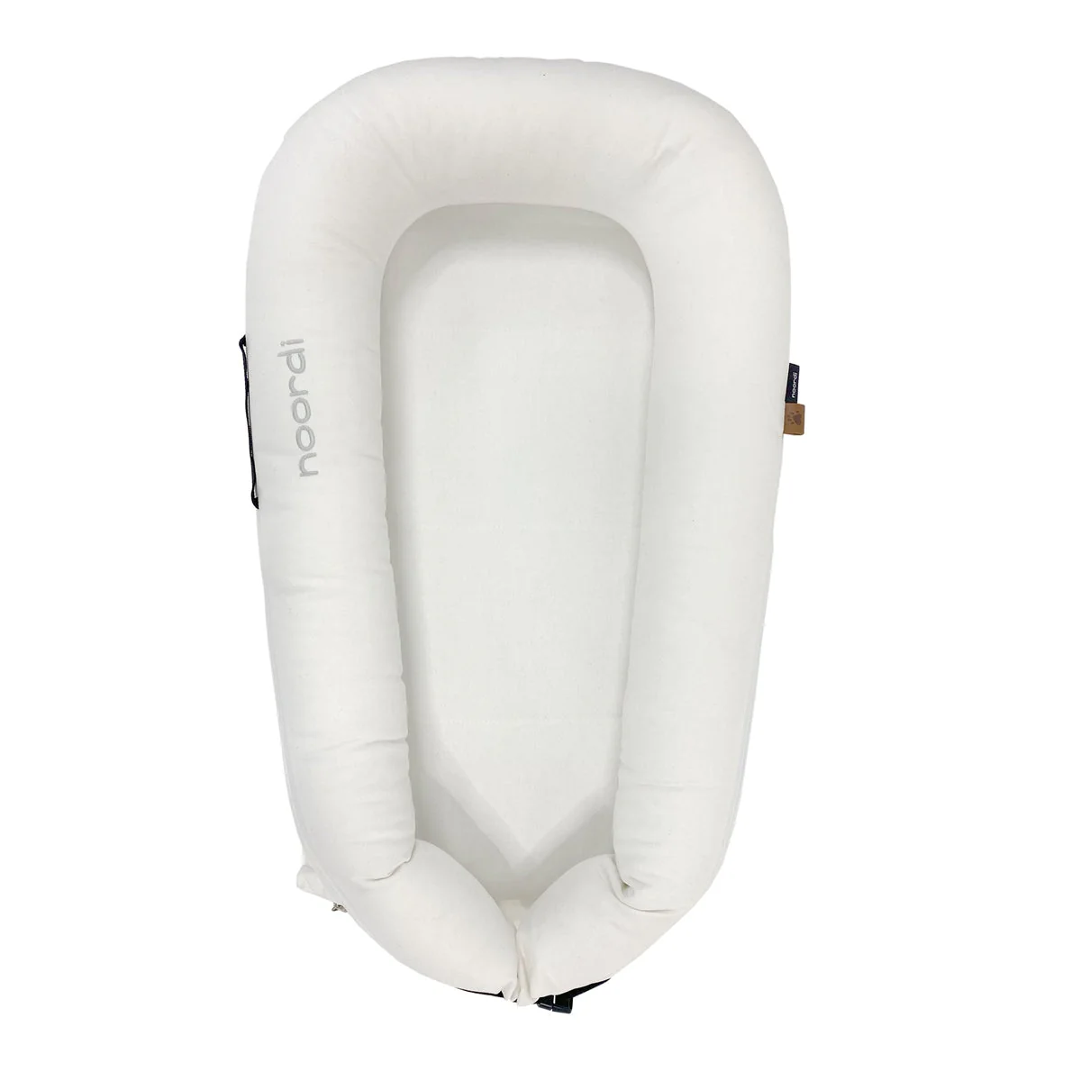 Noordi 2in1 Deluxe Baby Nest & Maternity Pillow with Silver-Ion Cotton, White - Image 22
