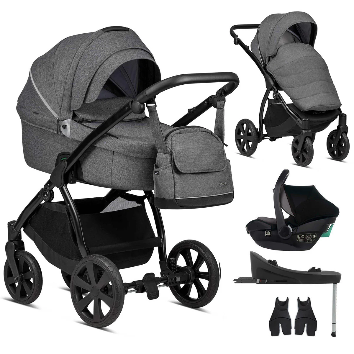 Noordi Fjordi V1 - 3in1 Travel System with Travel Carrier i-Size Car Seat - Image 24