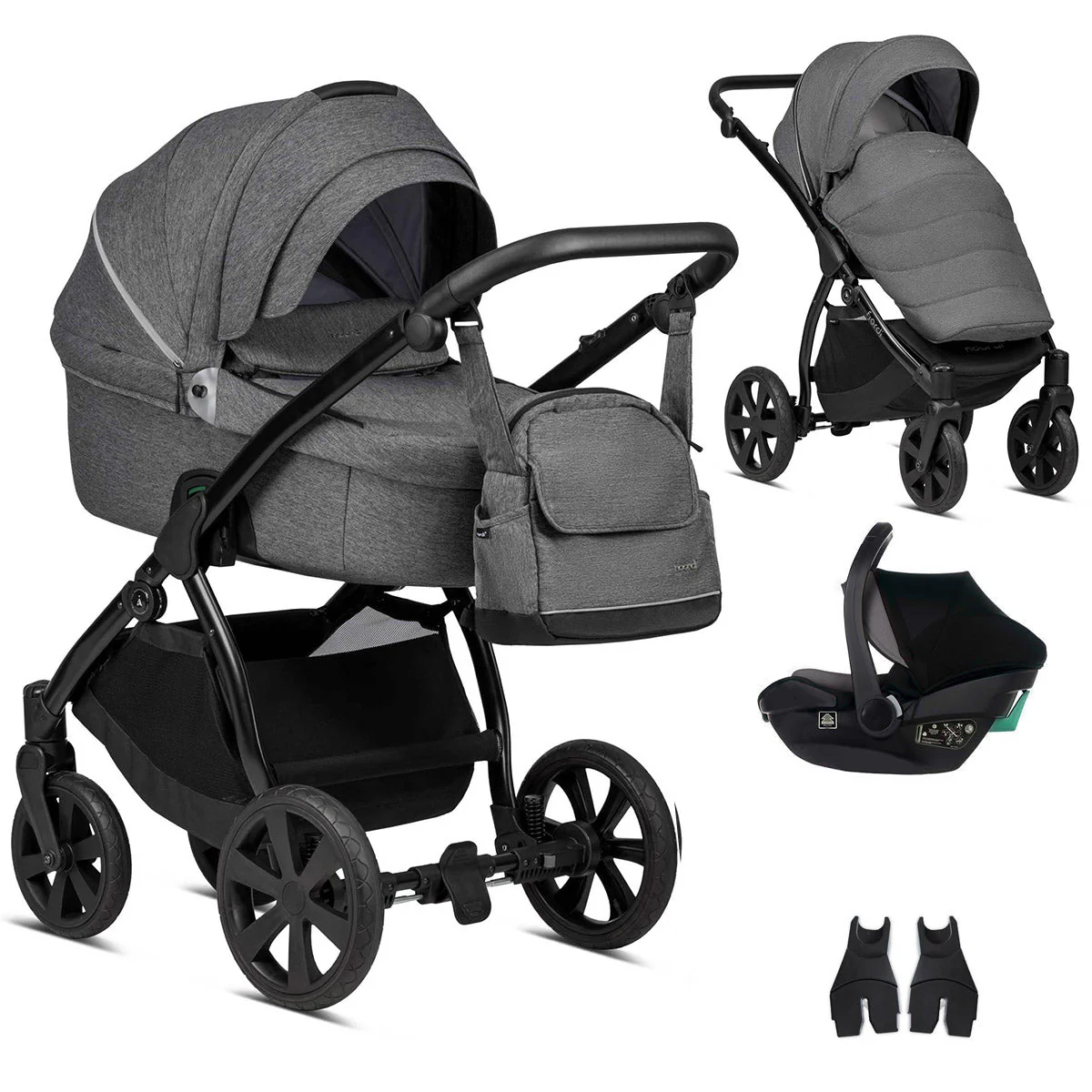 Noordi Fjordi V1 - 3in1 Travel System with Travel Carrier i-Size Car Seat - Image 25