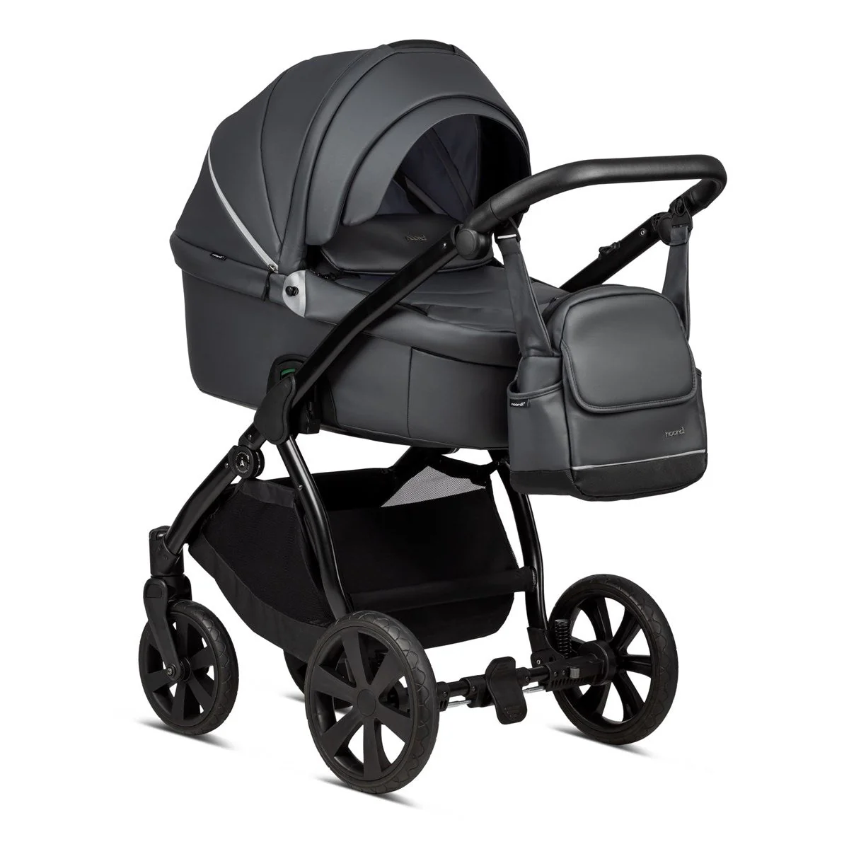 Noordi Fjordi V1 Leather 3-in-1 Travel System – Eco-Leather Pram with ThermoCot™ & i-Size Car Seat - Image 11