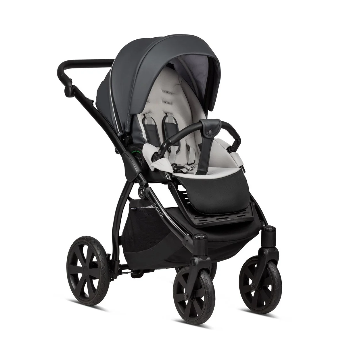 Noordi Fjordi V1 Leather 3-in-1 Travel System – Eco-Leather Pram with ThermoCot™ & i-Size Car Seat - Image 14